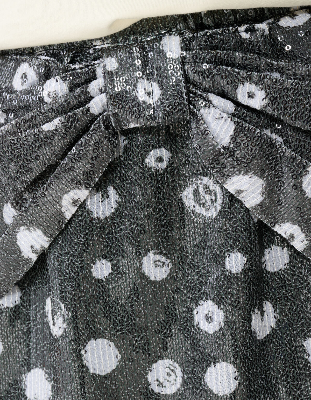 Polkadot Sequin Rok Zwart SHOEBY GIRLS