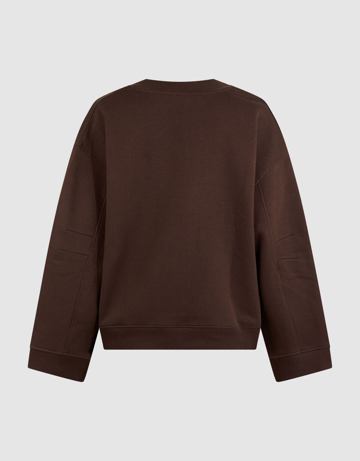 Oversized V-hals Sweater Donkerbruin SHOEBY WOMEN