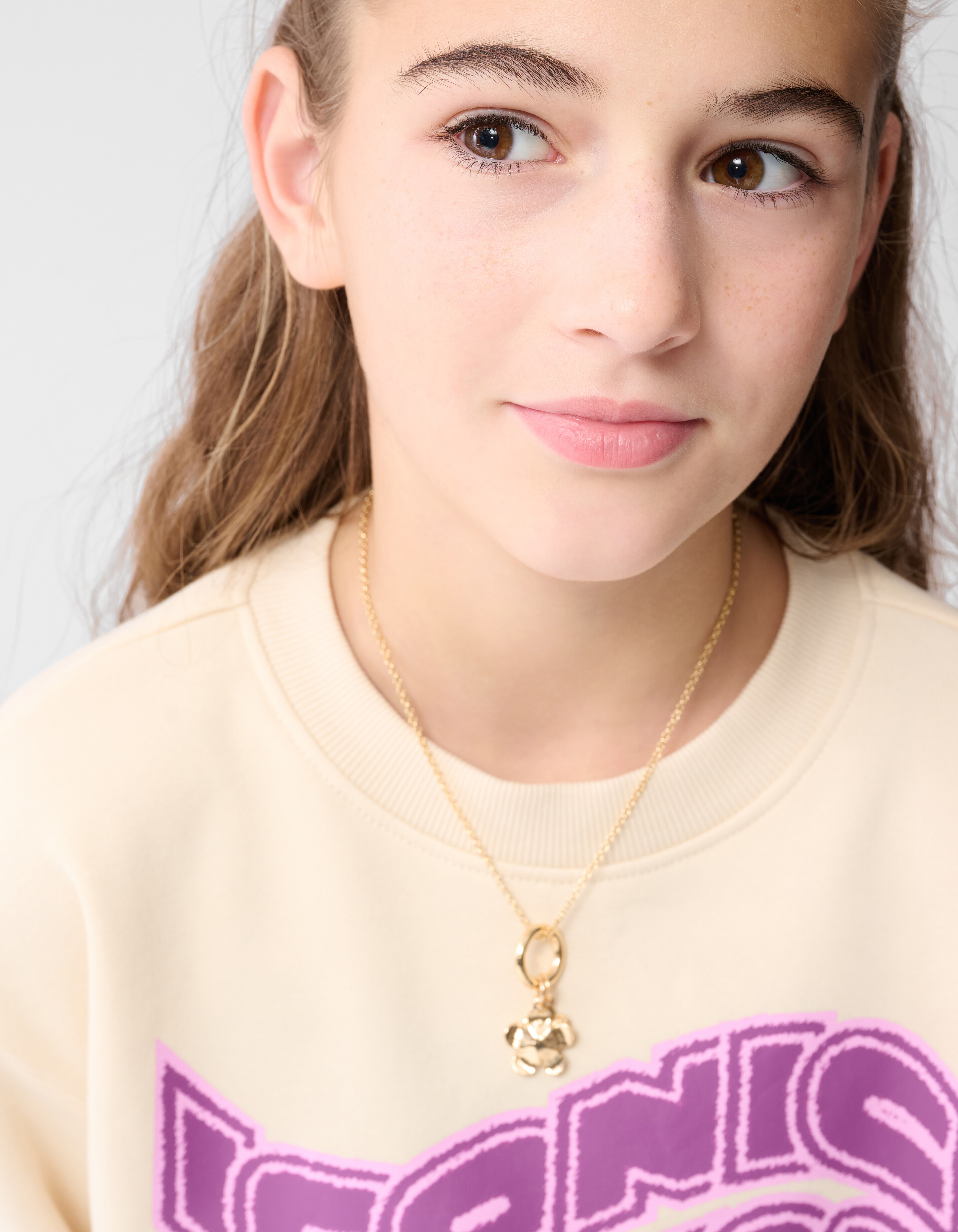 Iconic Studios Artwork Sweater Gebroken Wit SHOEBY GIRLS