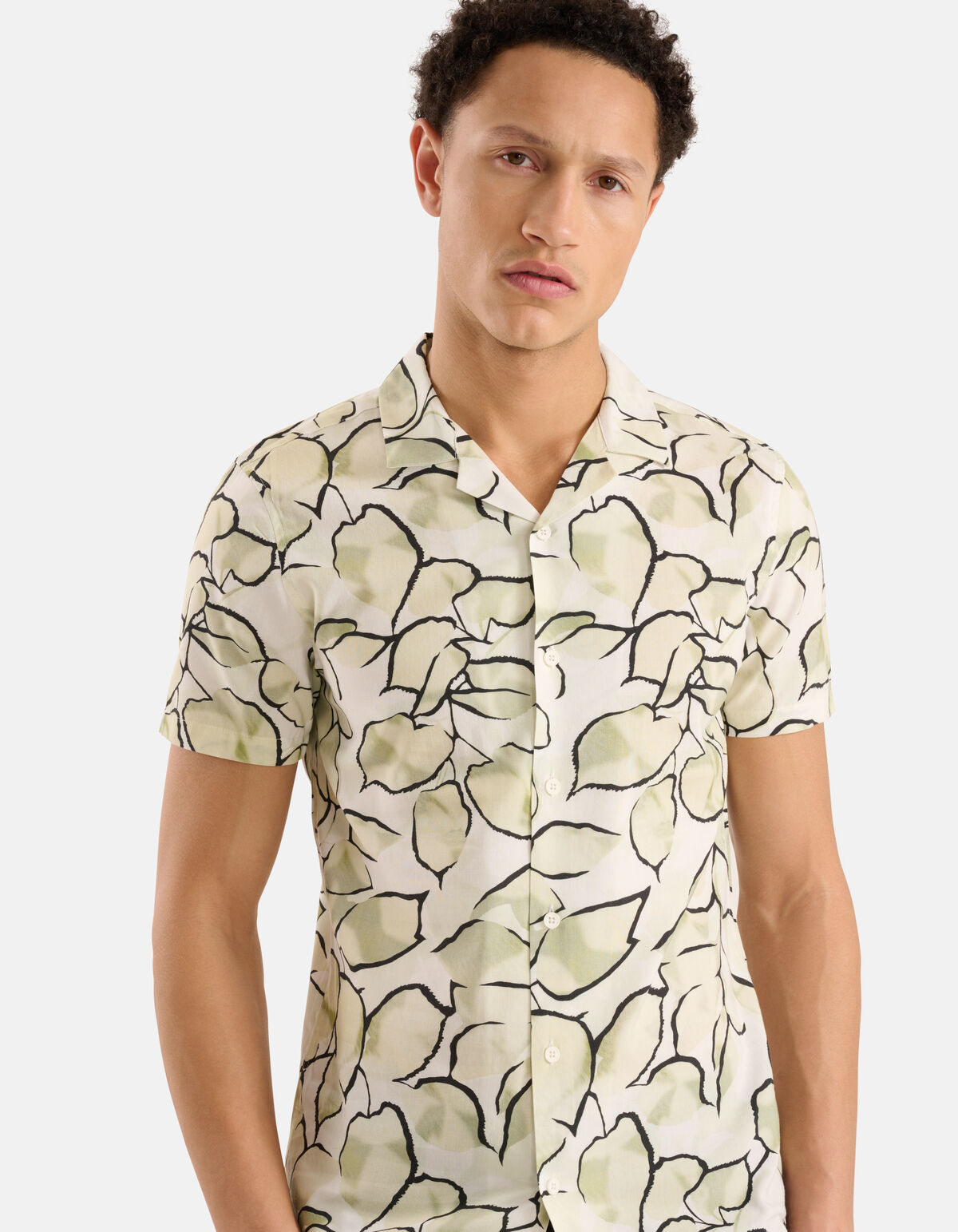 Artwork Overhemd Lichtgroen SHOEBY MEN