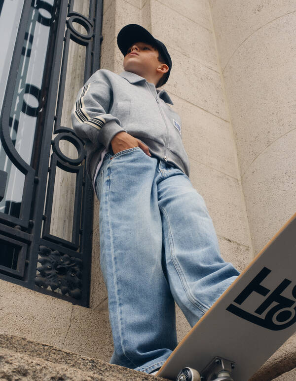 Ultra Baggy Fit Jeans Mediumstone SHOEBY BOYS