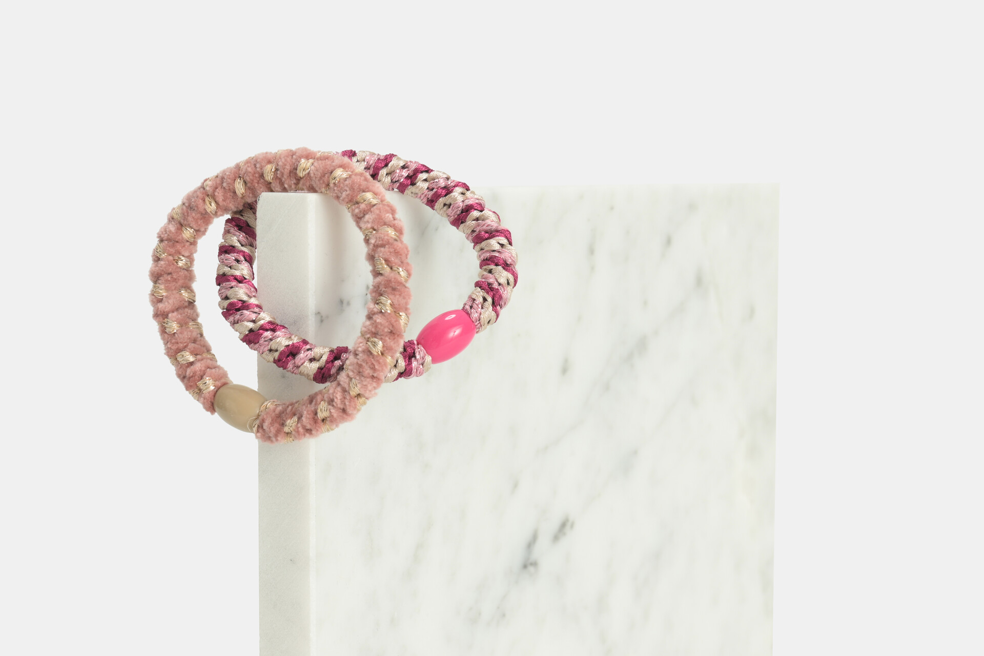Haarelastiek Set Roze SHOEBY ACCESSOIRES