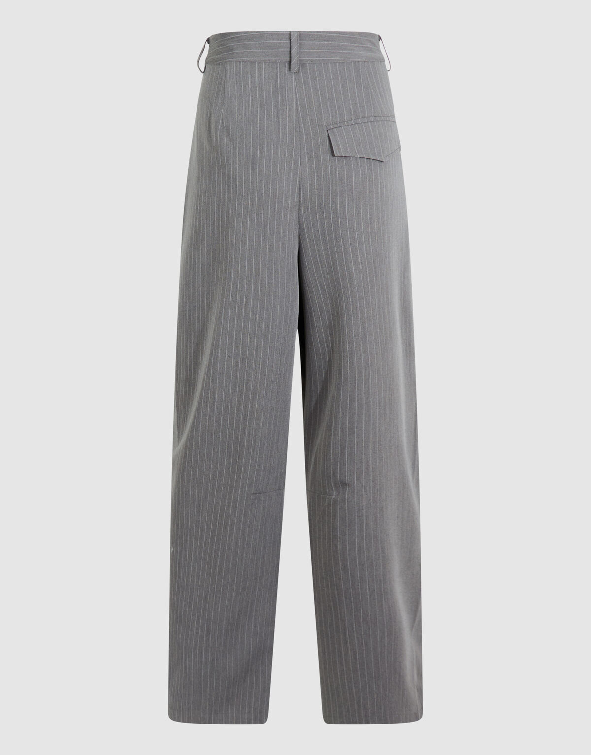 Pinstripe Pleated Pantalon Donkergrijs SHOEBY WOMEN
