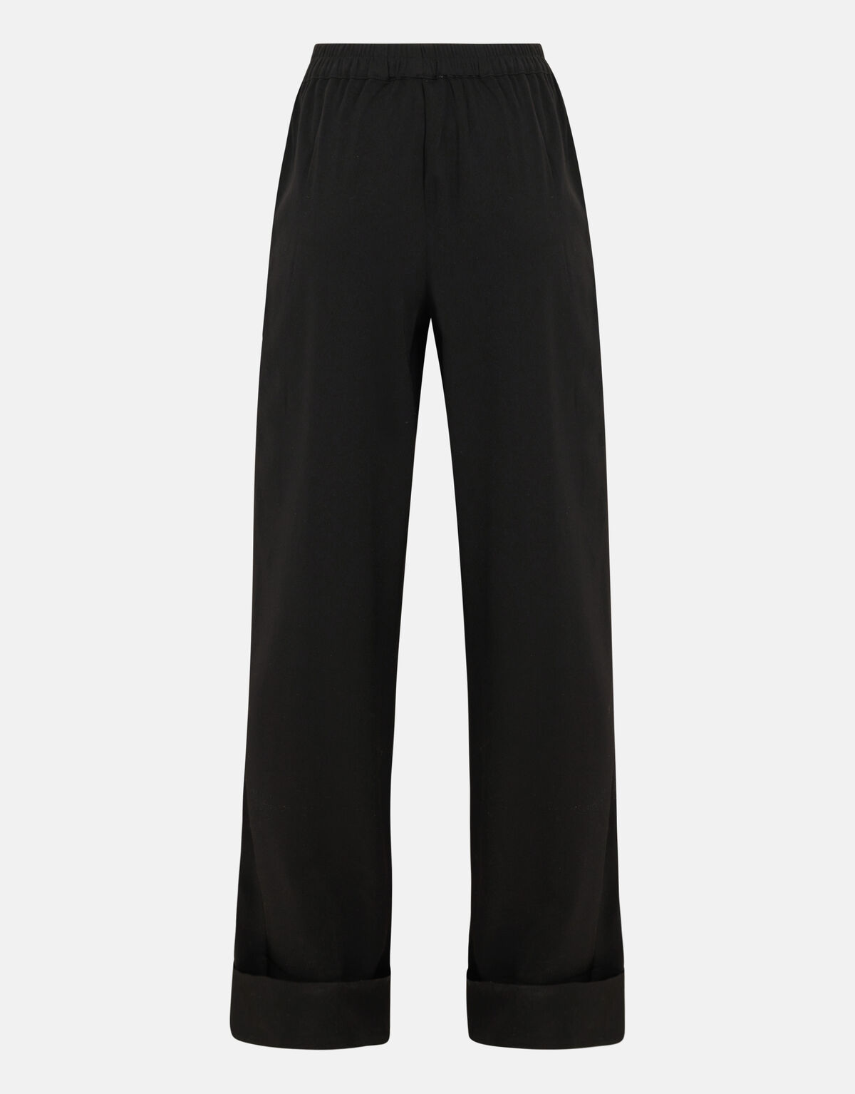 Omslag Wide Leg Broek Zwart SHOEBY WOMEN