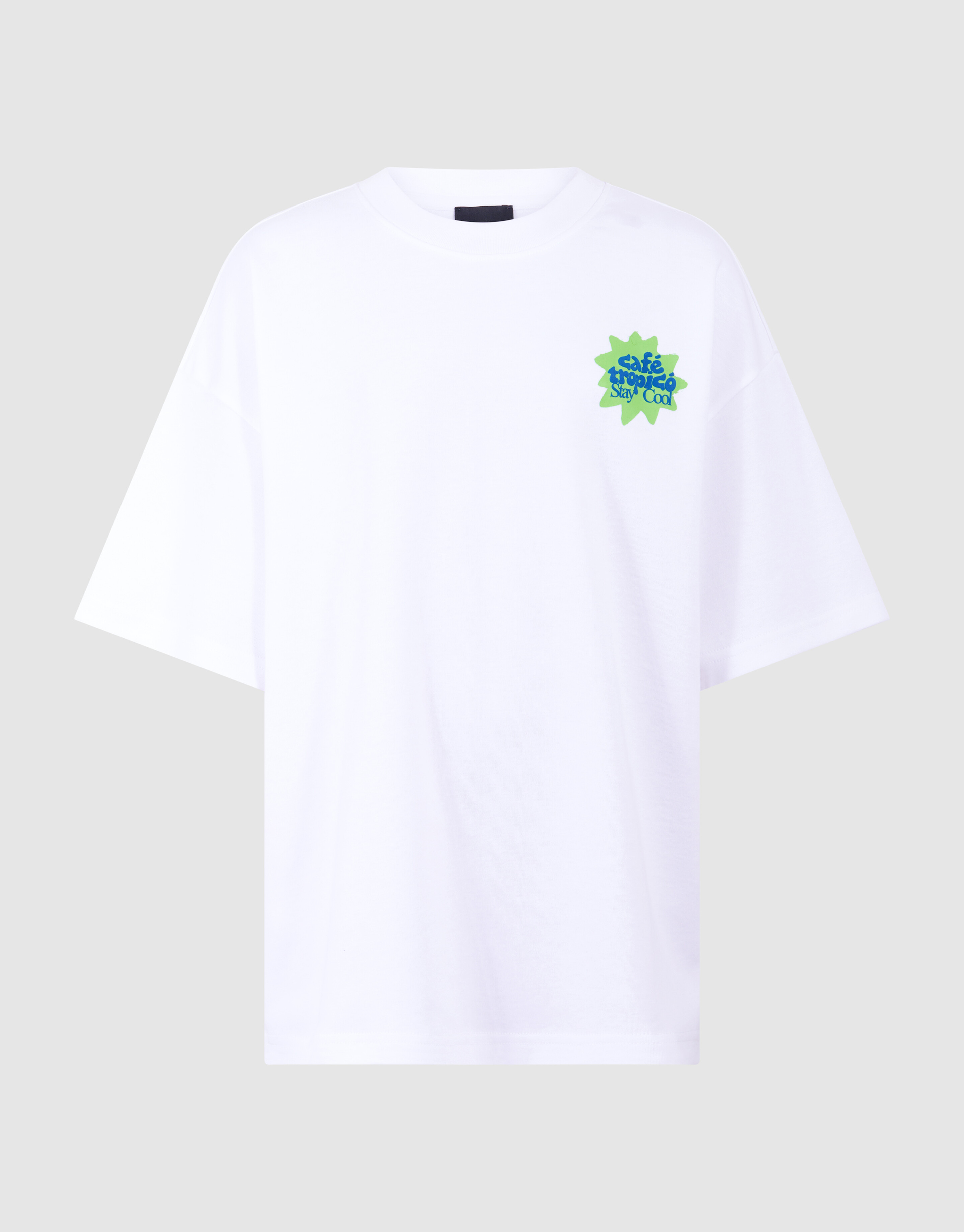 Stay Cool Artwork T-shirt Wit SHOEBY BOYS