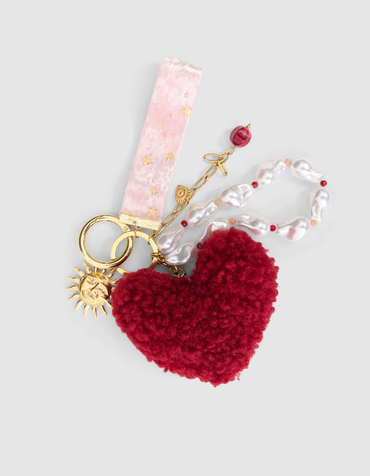 Heart Bagcharm Rood SHOEBY ACCESSOIRES