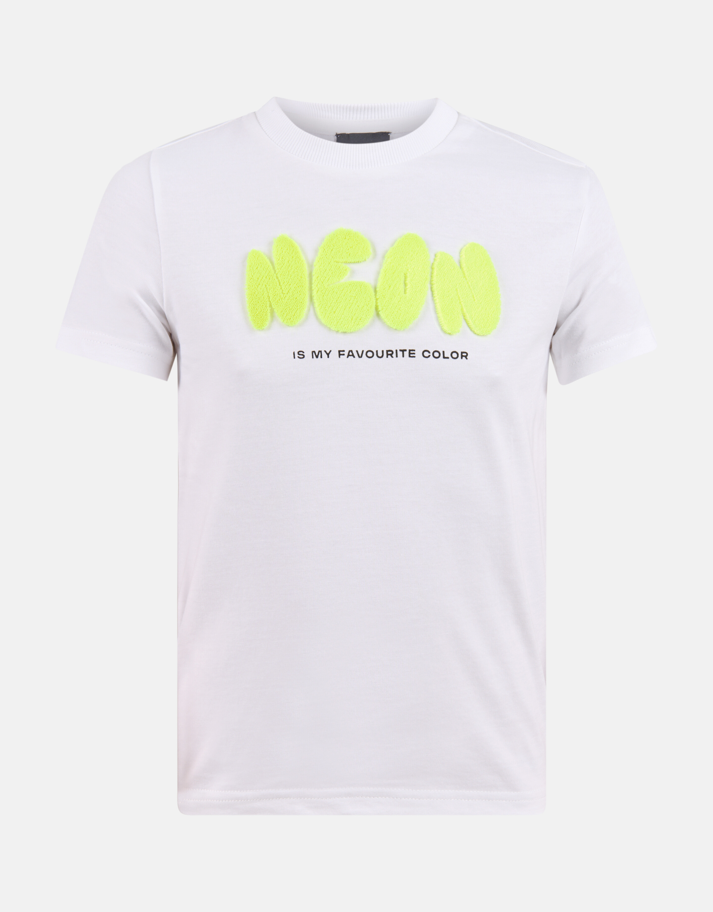 Neon Artwork T-shirt Wit SHOEBY BOYS