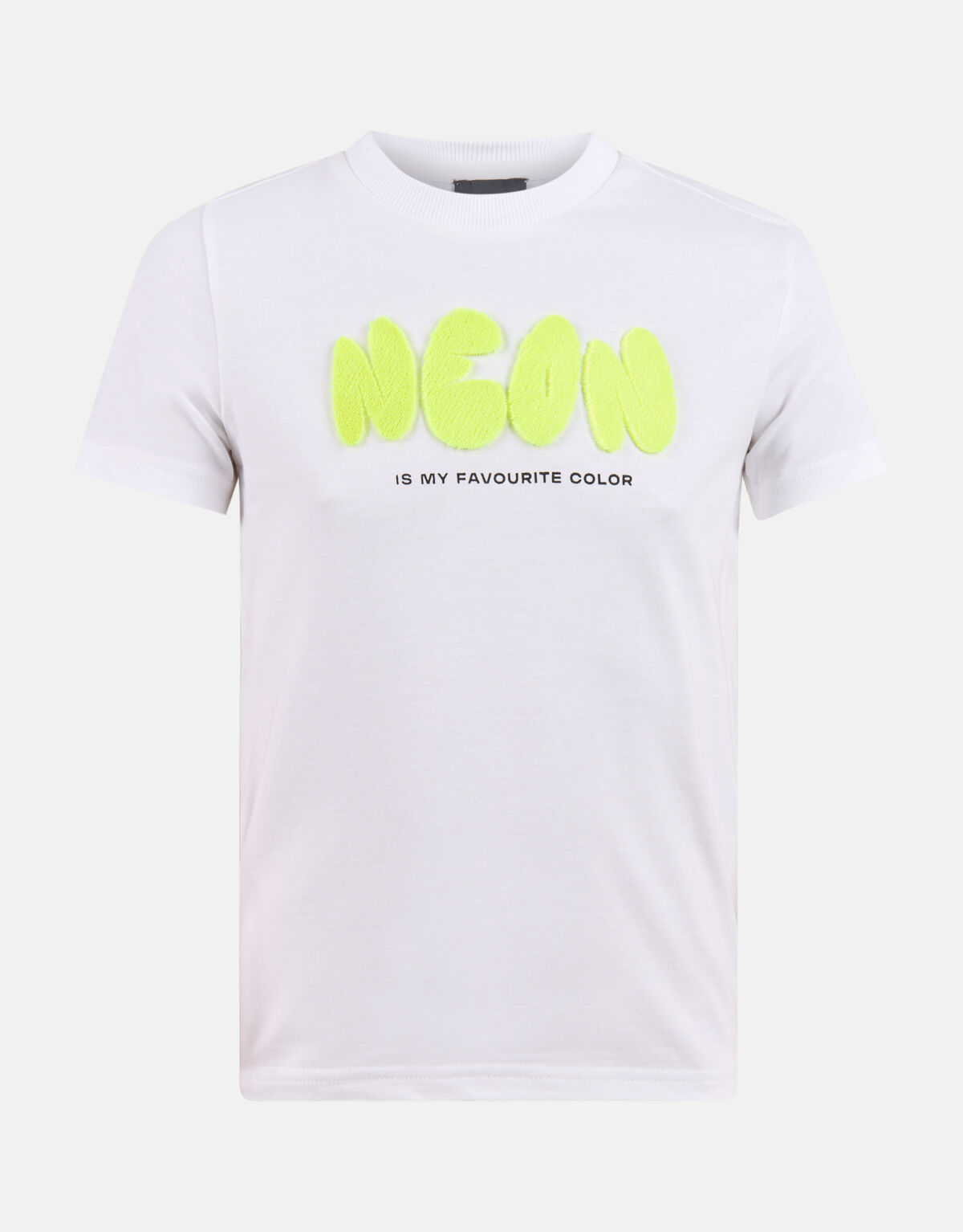 Neon Artwork T-shirt Wit SHOEBY BOYS