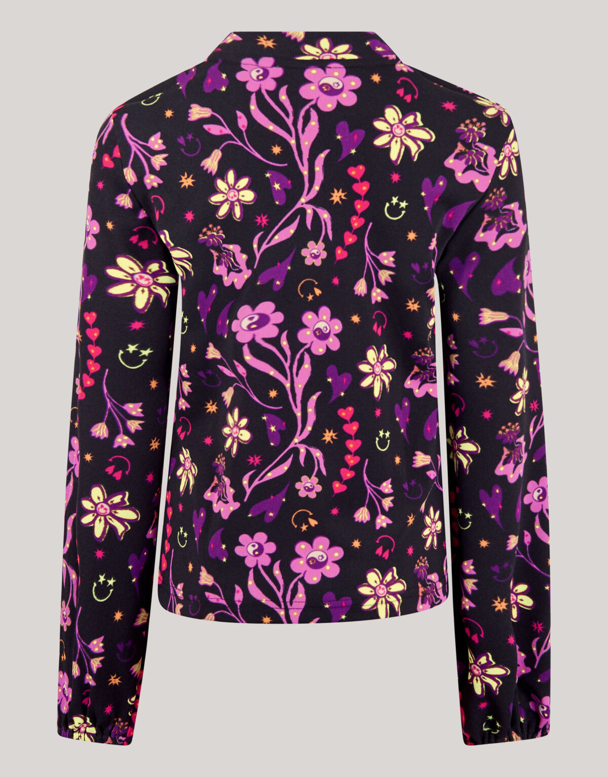 Doodle Print Top Zwart SHOEBY GIRLS