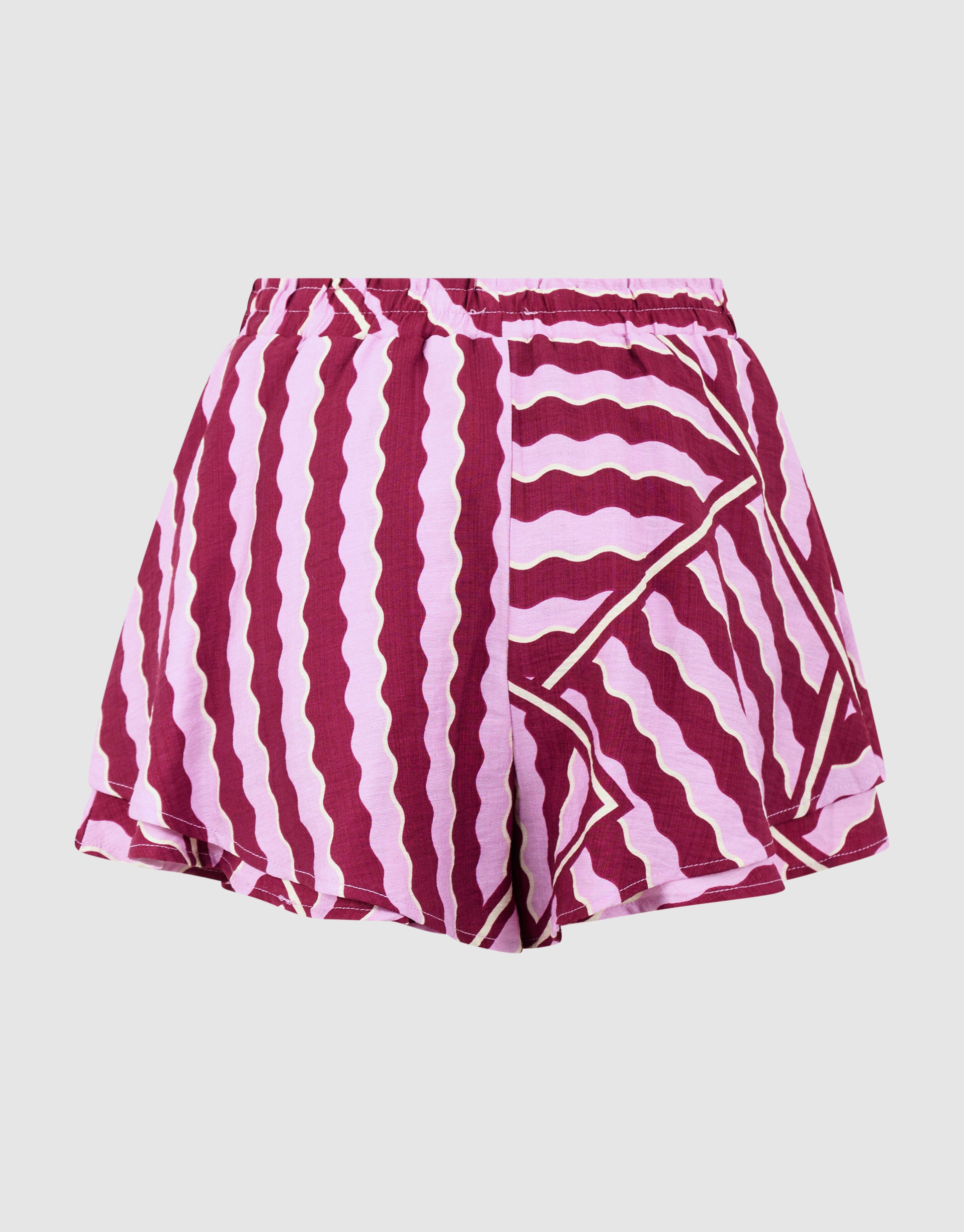 Wavy Printed Short Roze/Paars SHOEBY WOMEN