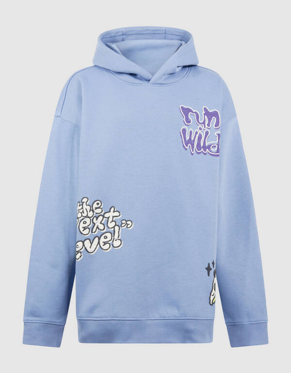 Next Level Artwork Hoodie Lichtblauw SHOEBY BOYS