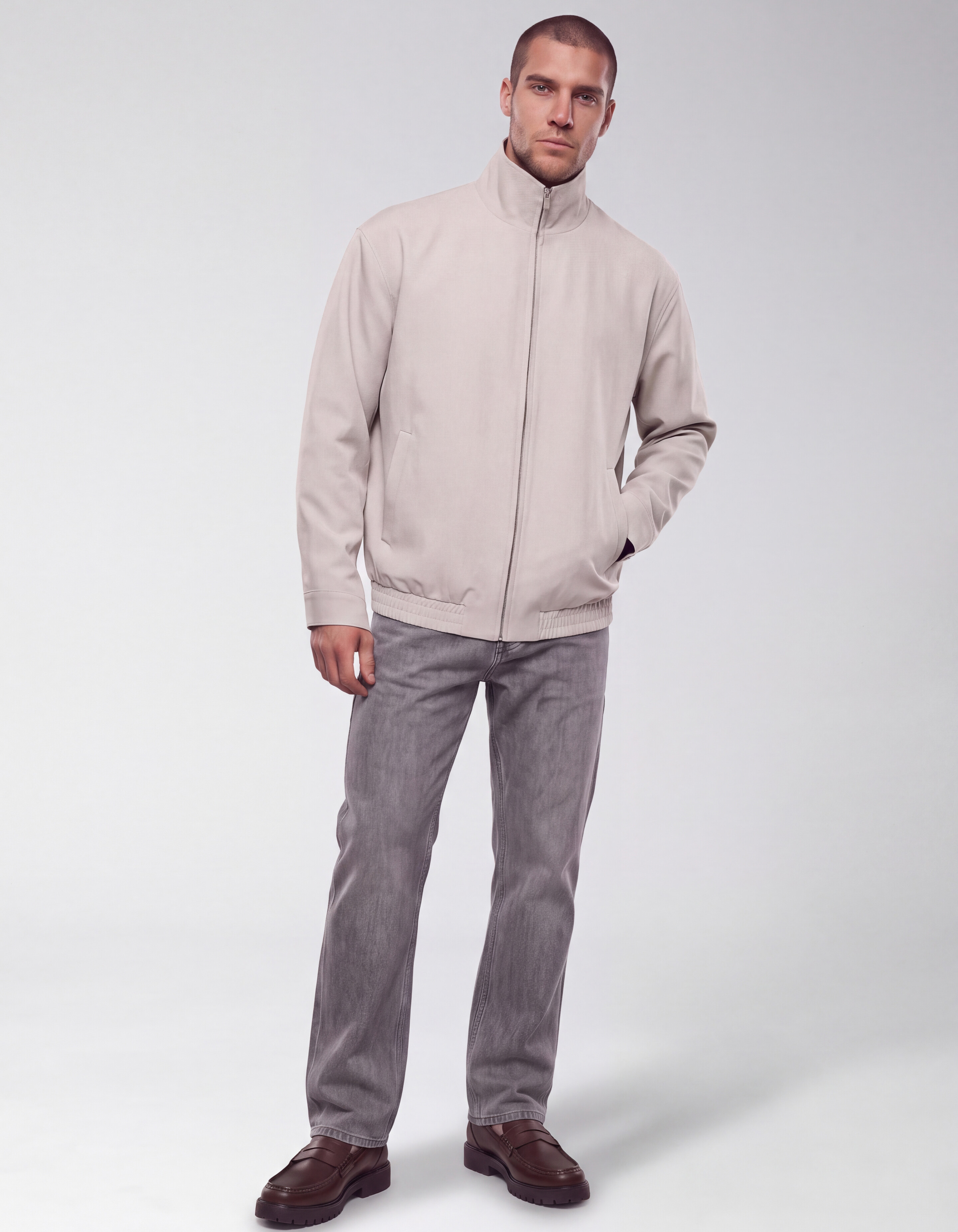 Funnel Neck Jack Zand SHOEBY MEN