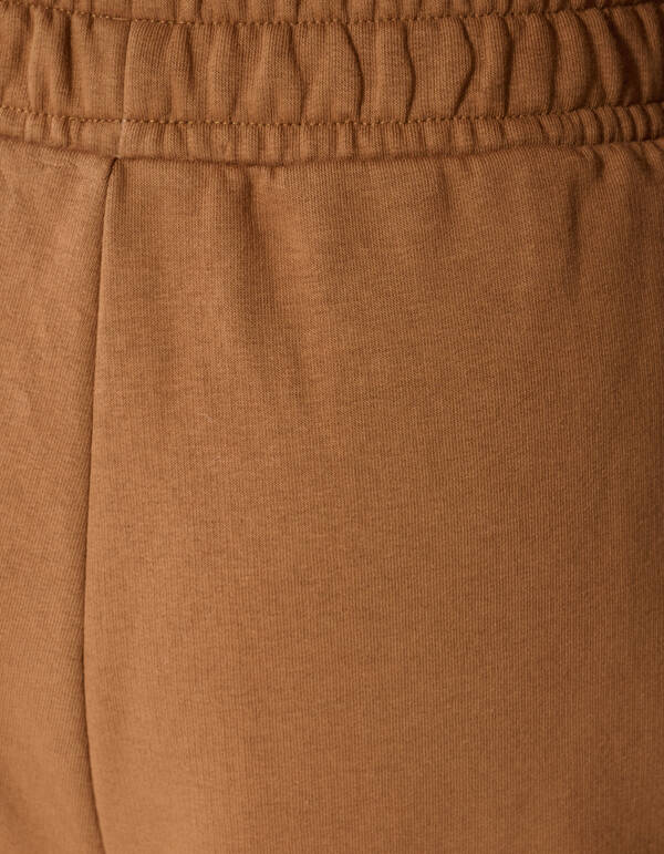 Loose Fit Sweat Broek Bruin SHOEBY WOMEN