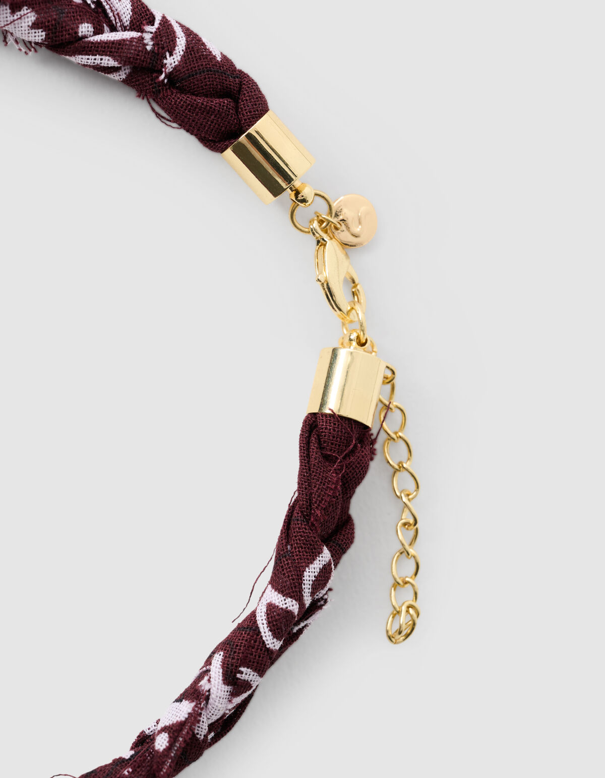 Bandana Puffed Heart Ketting Bruin SHOEBY ACCESSOIRES