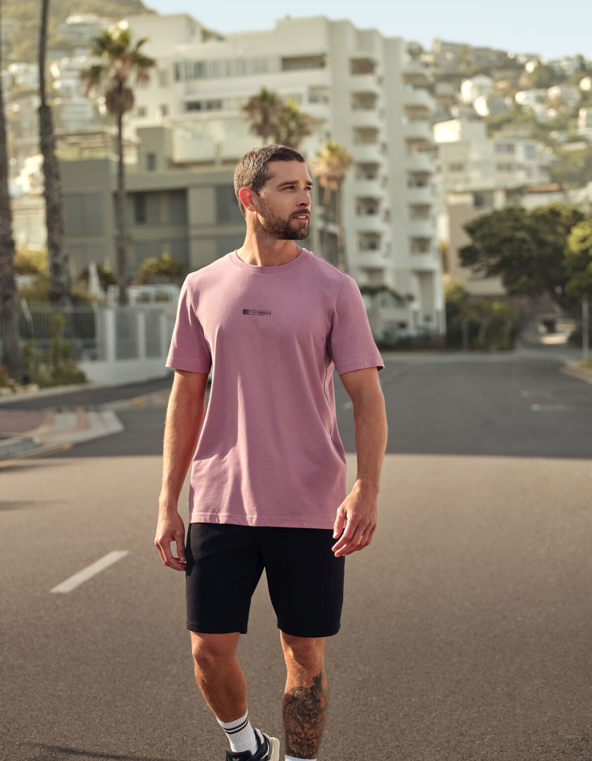 Pique Logo Short Zwart SHOEBY MEN