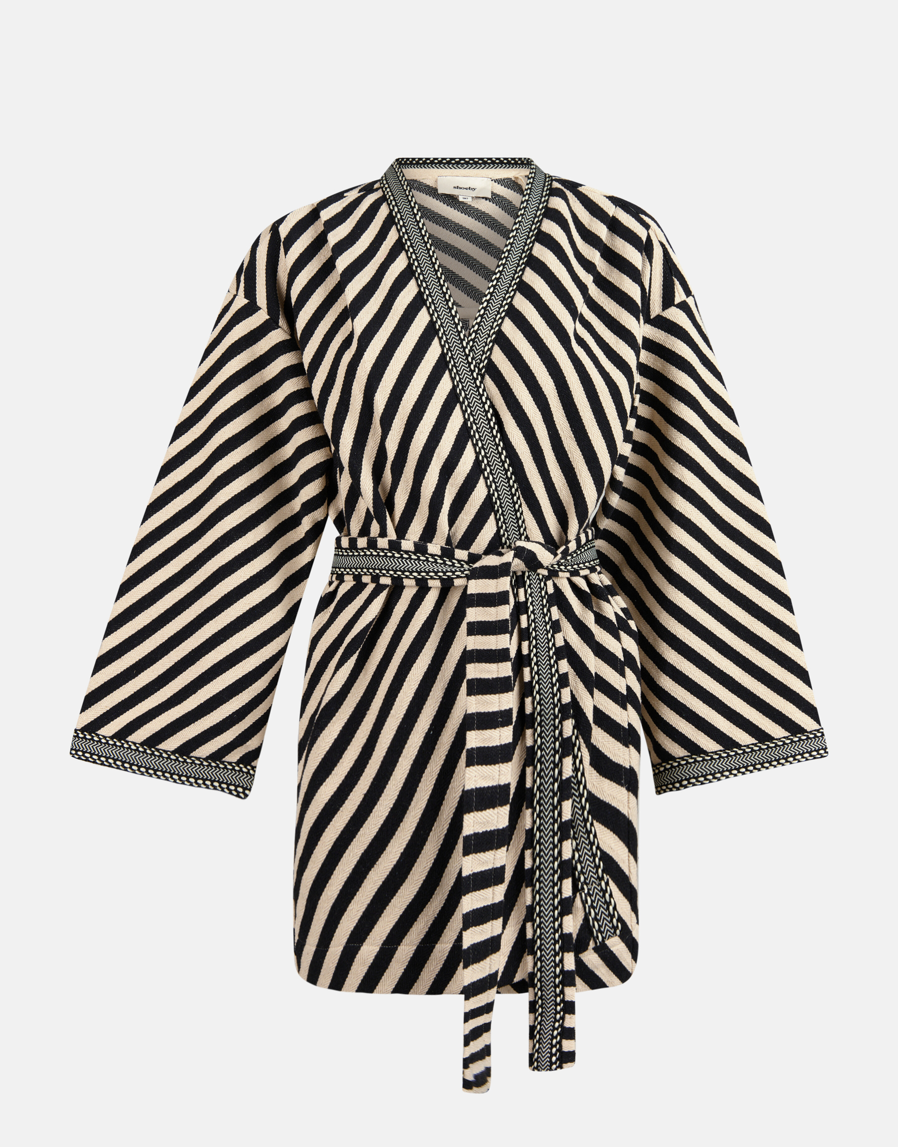 Printed Kimono Zwart SHOEBY WOMEN