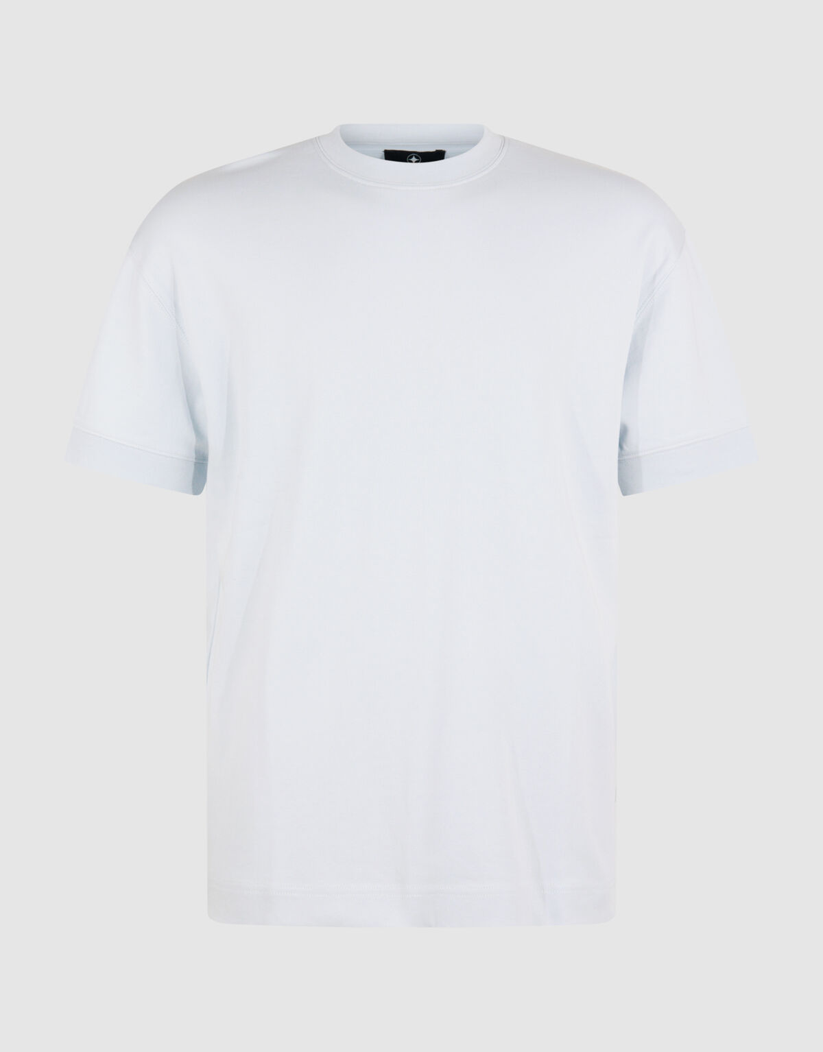 Cuffed Logo T-shirt Lichtblauw SHOEBY MEN