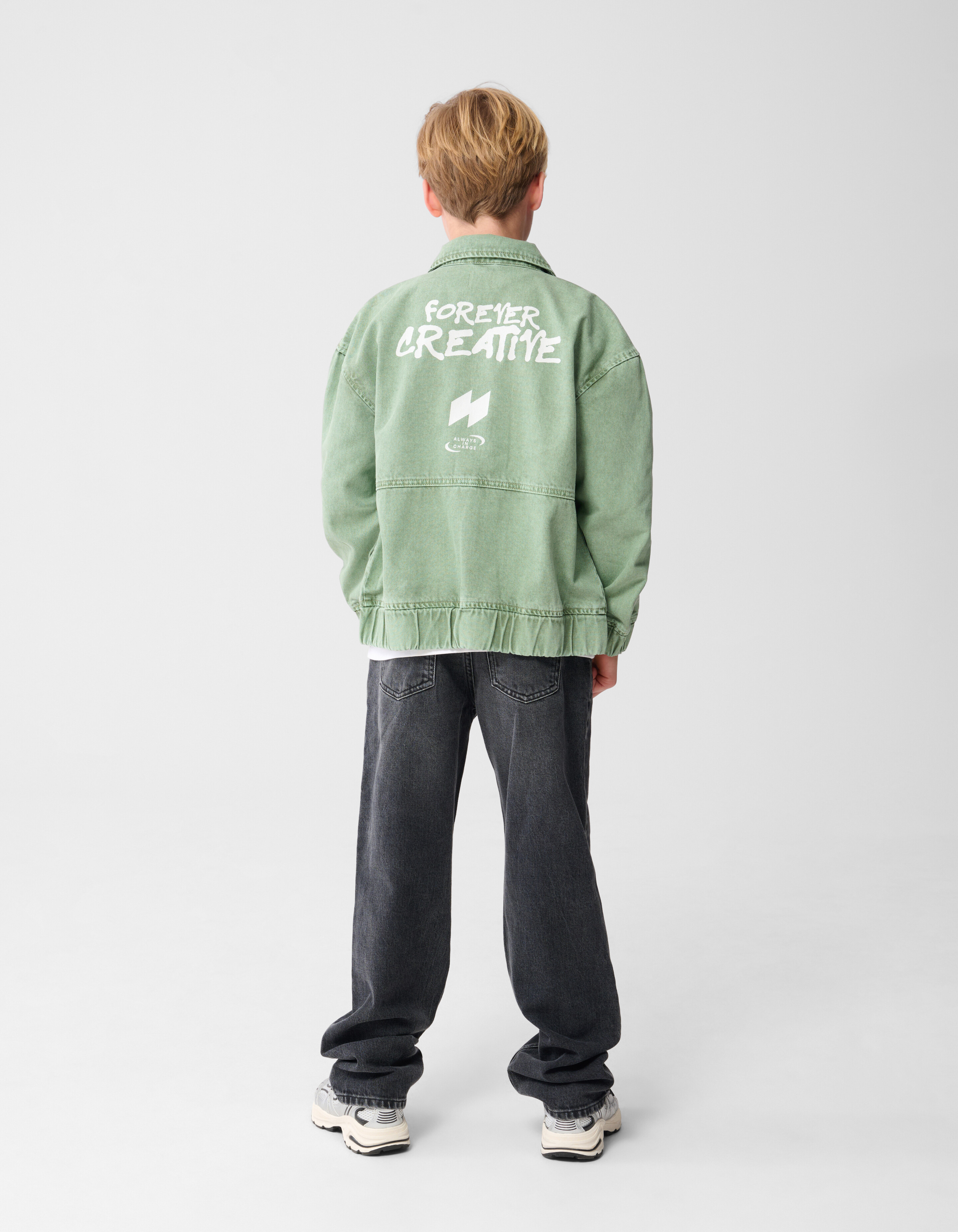 Creative Artwork Bomber Jack Lichtgroen SHOEBY BOYS