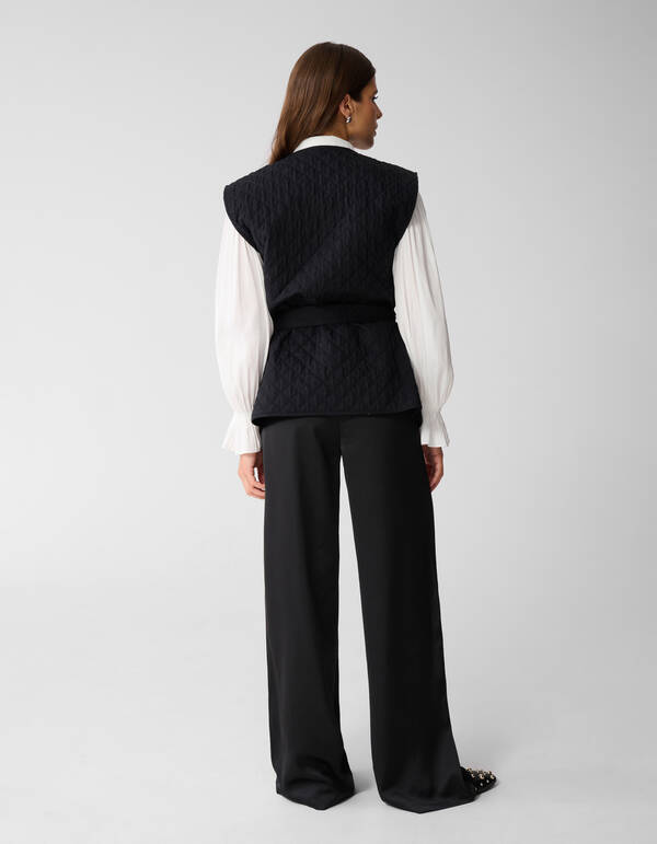 Quilted Gilet Zwart By Mieke SHOEBY WOMEN