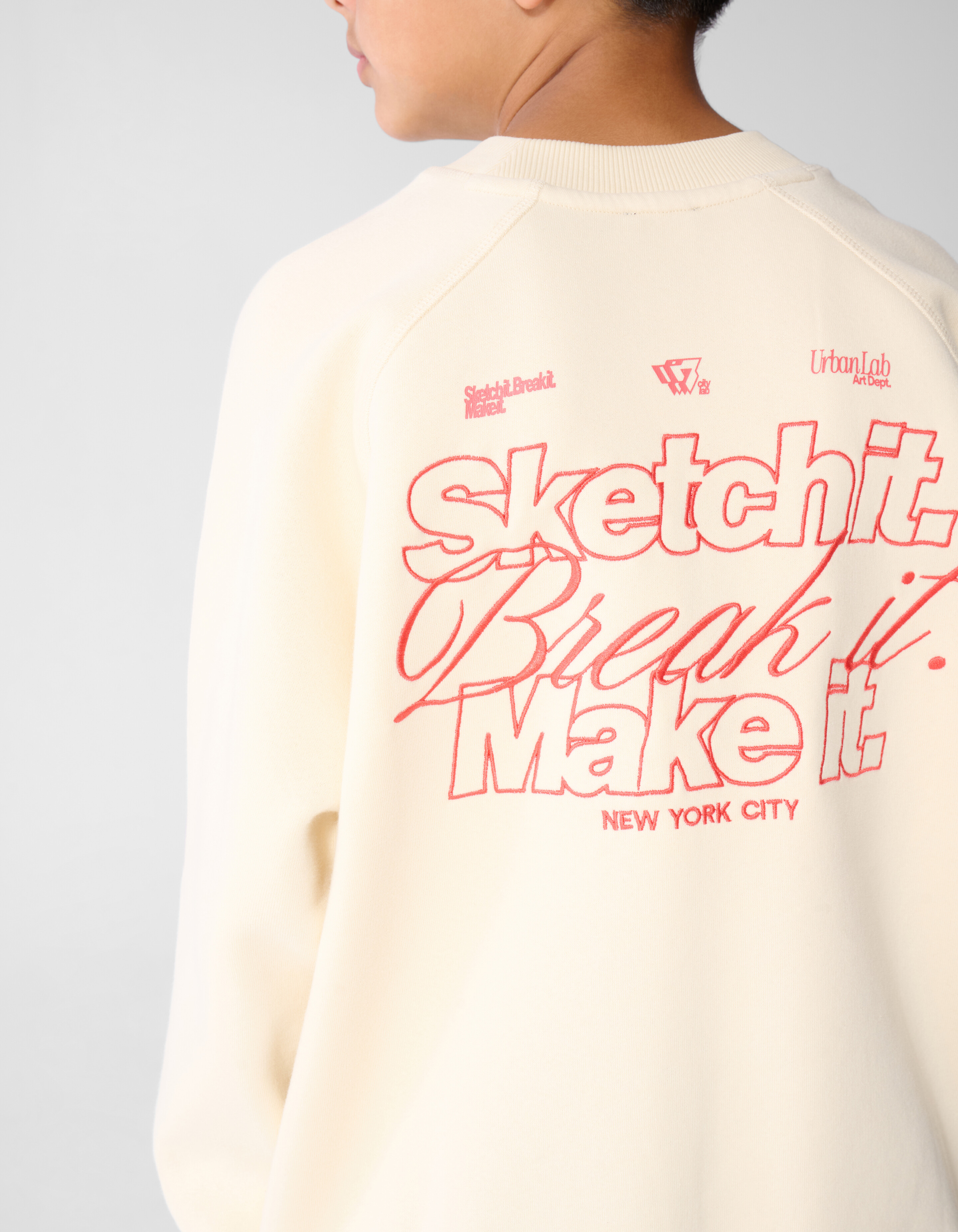 Sketch Sweater Ecru SHOEBY BOYS