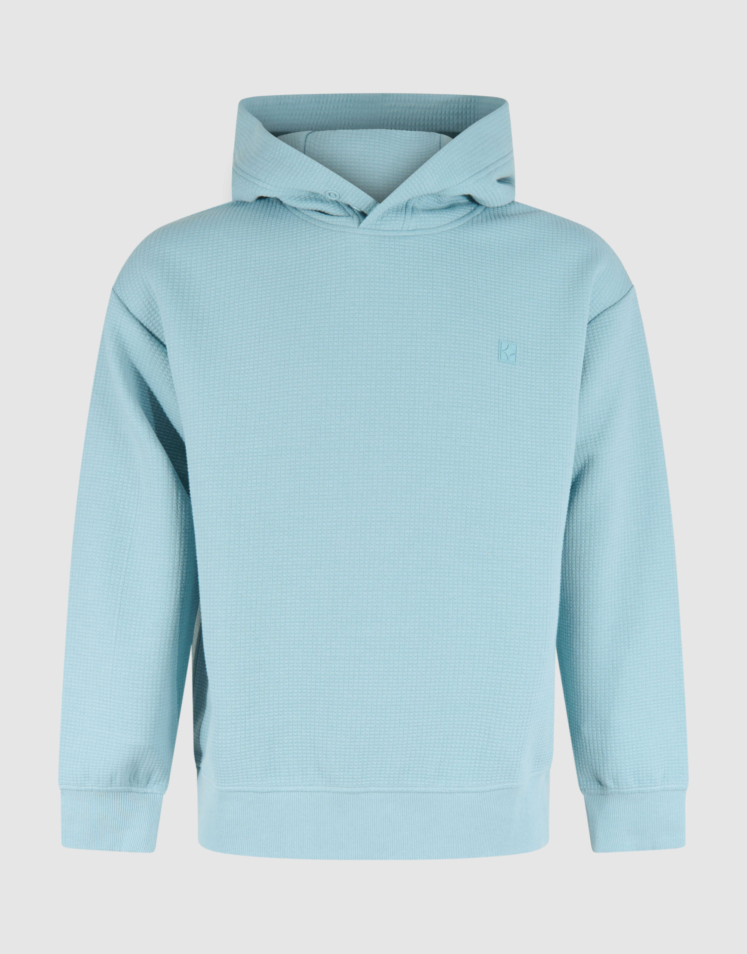 Jacquard Hoodie Lichtblauw SHOEBY MEN