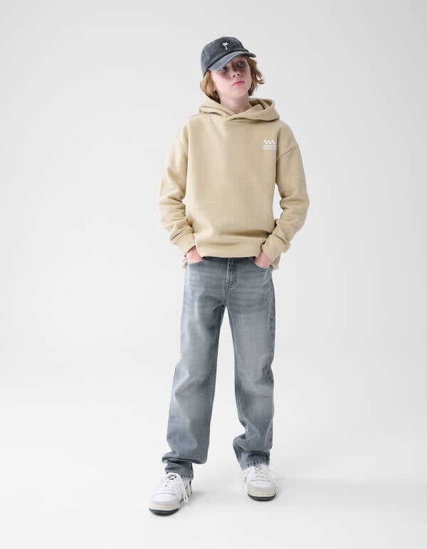 Straight Fit Jeans Grijs SHOEBY BOYS