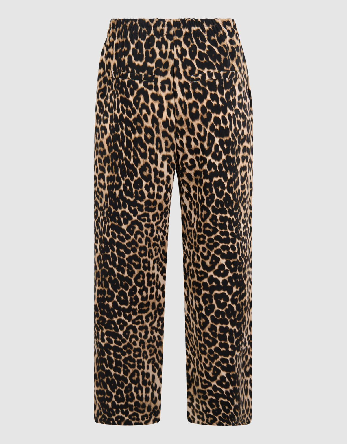Leopard Sporty Wide Leg Broek Bruin SHOEBY WOMEN