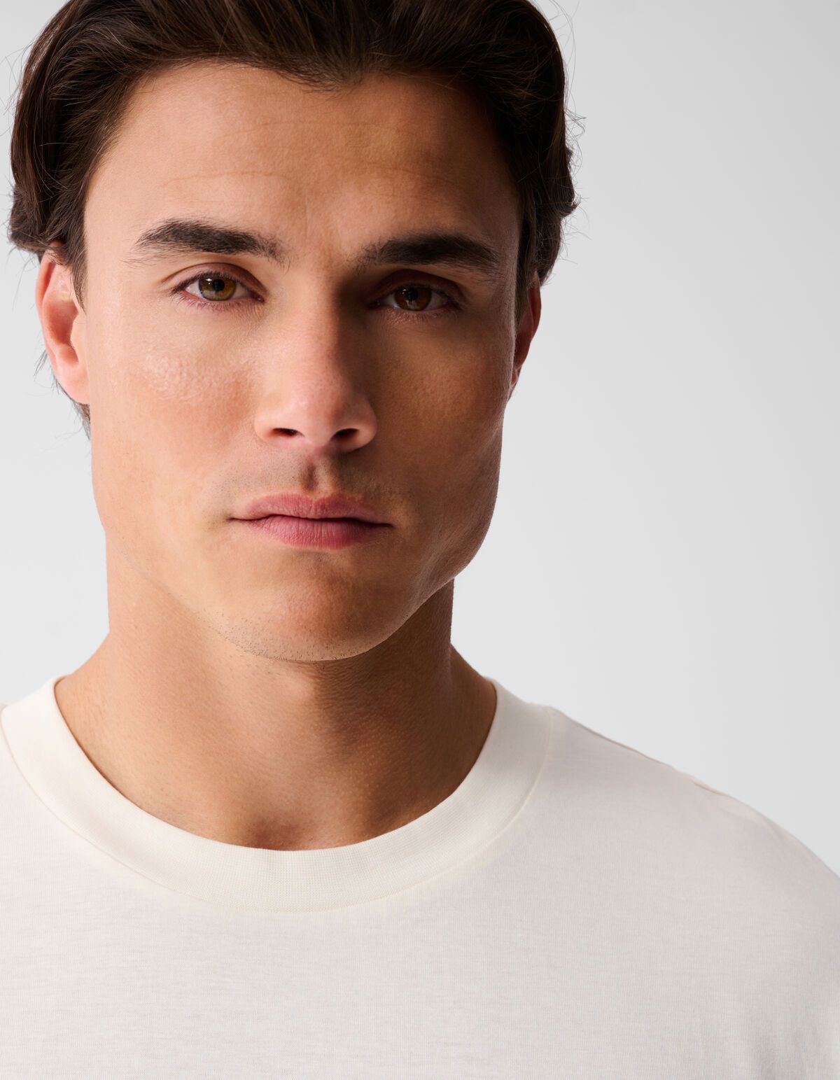 Palm Artwork T-shirt Gebroken Wit SHOEBY MEN