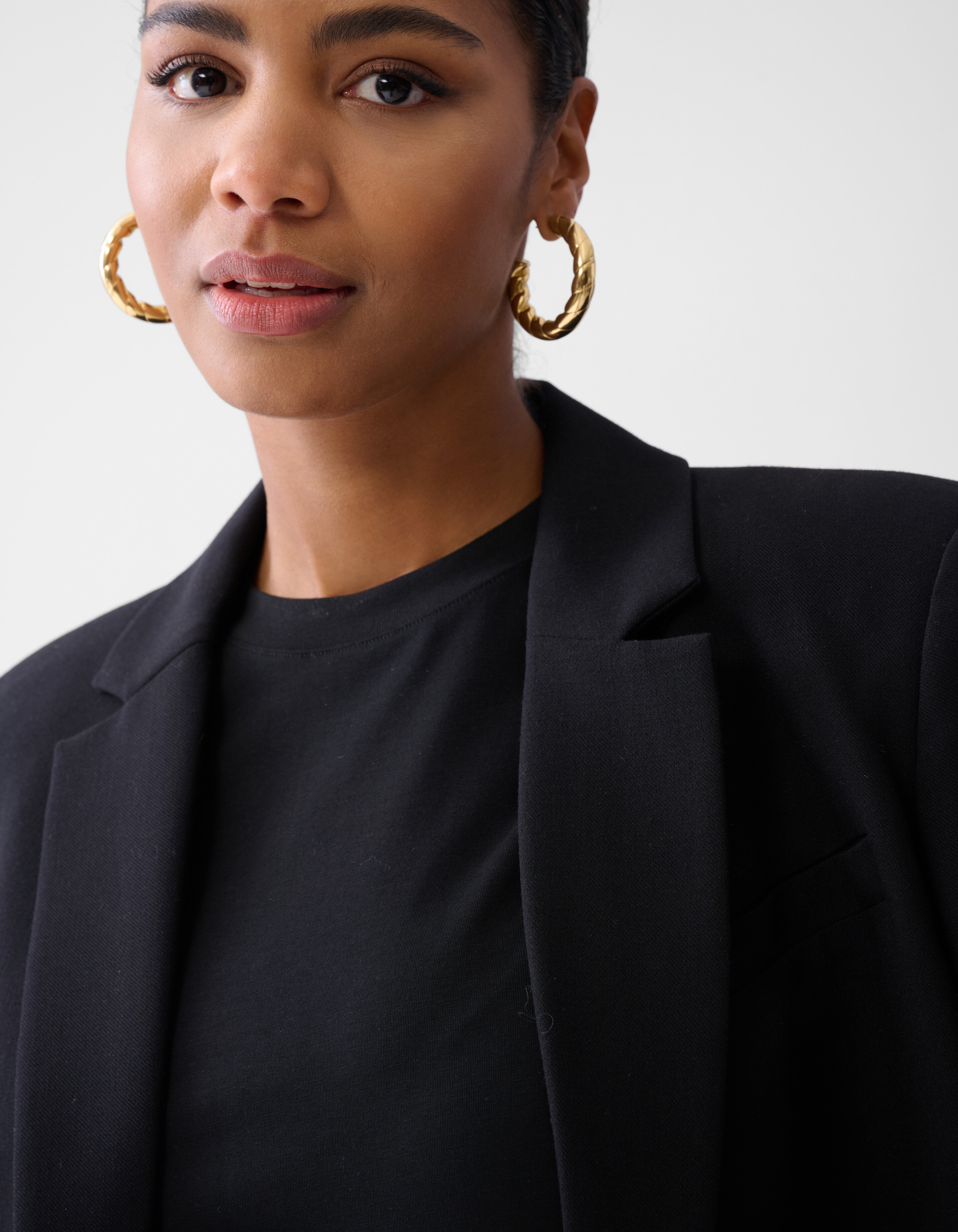 Oversized Basis Blazer Zwart SHOEBY WOMEN