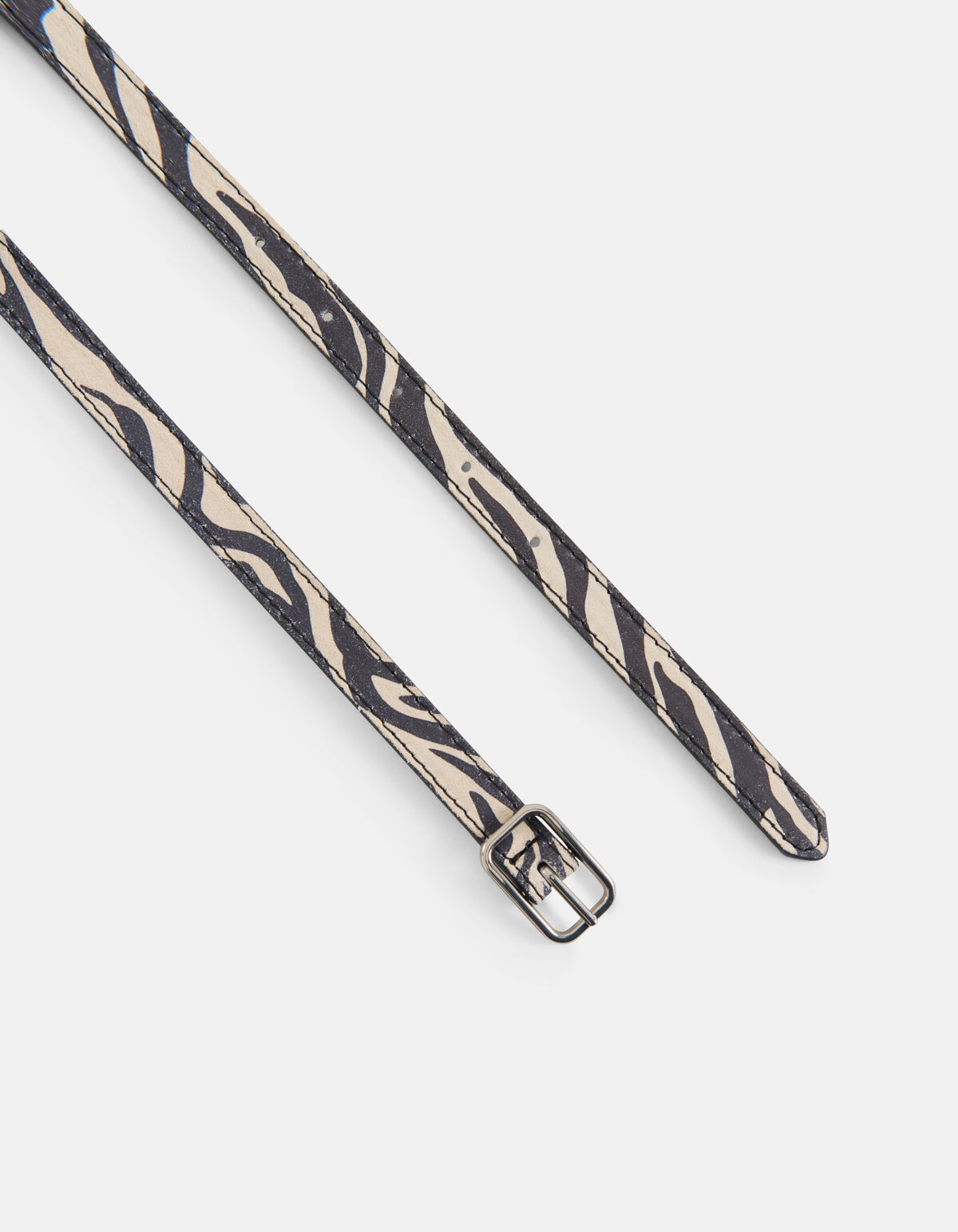 Zebraprint Riem Zwart SHOEBY ACCESSOIRES