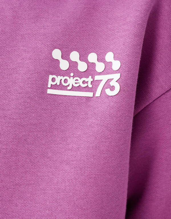 Basis Tekst Hoodie Paars SHOEBY BOYS