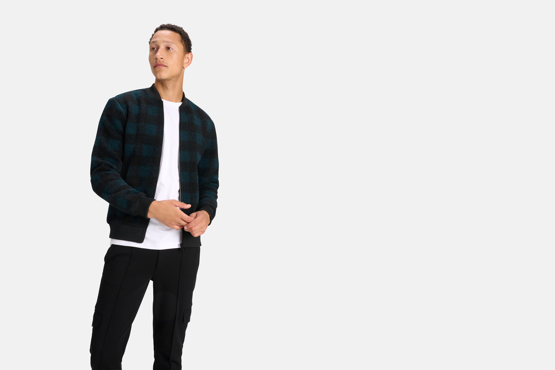 Geruiten Bomber Jas SHOEBY MEN