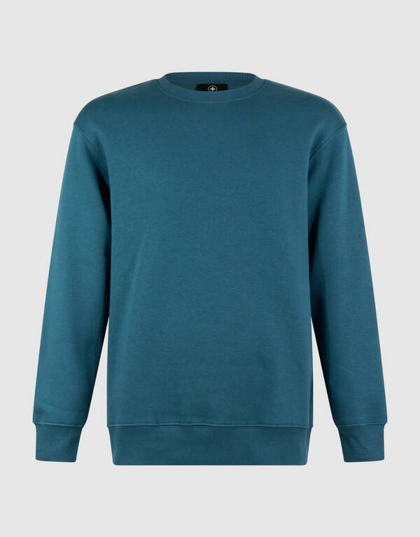 Cord Artwork Sweater Donkergroen SHOEBY MEN