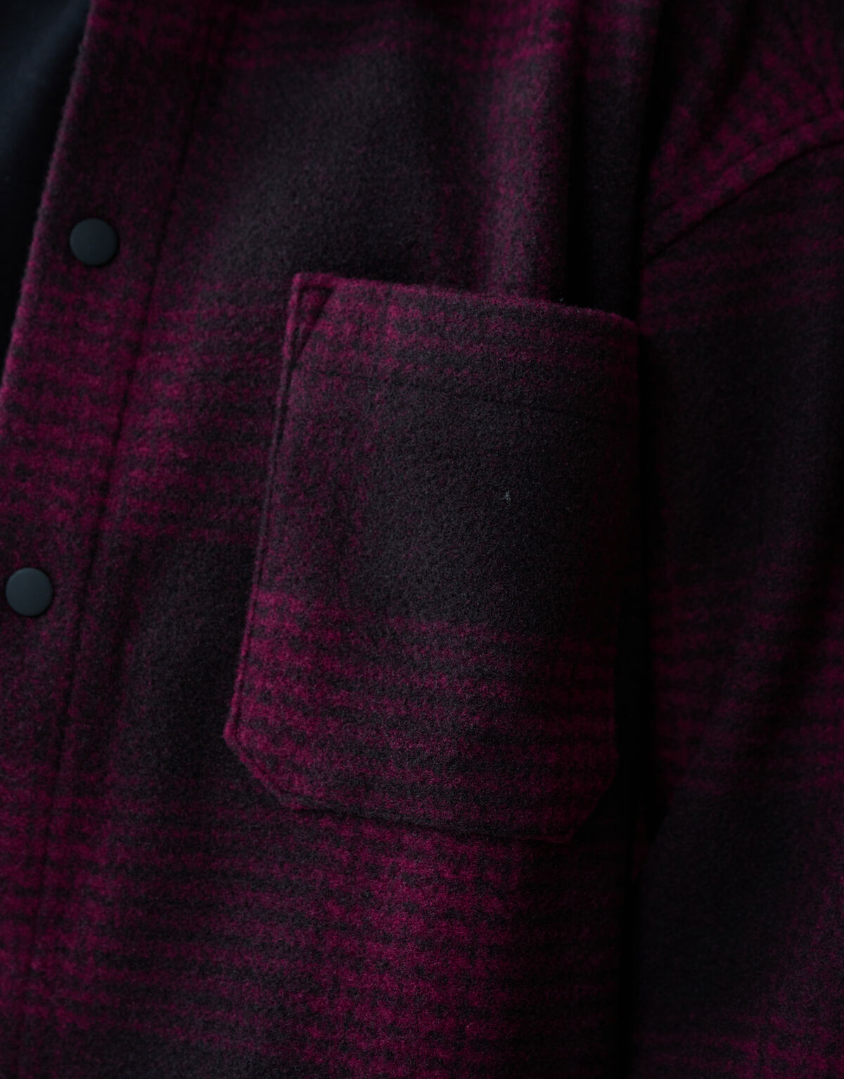 Ruiten Overshirt Donkerrood SHOEBY BOYS