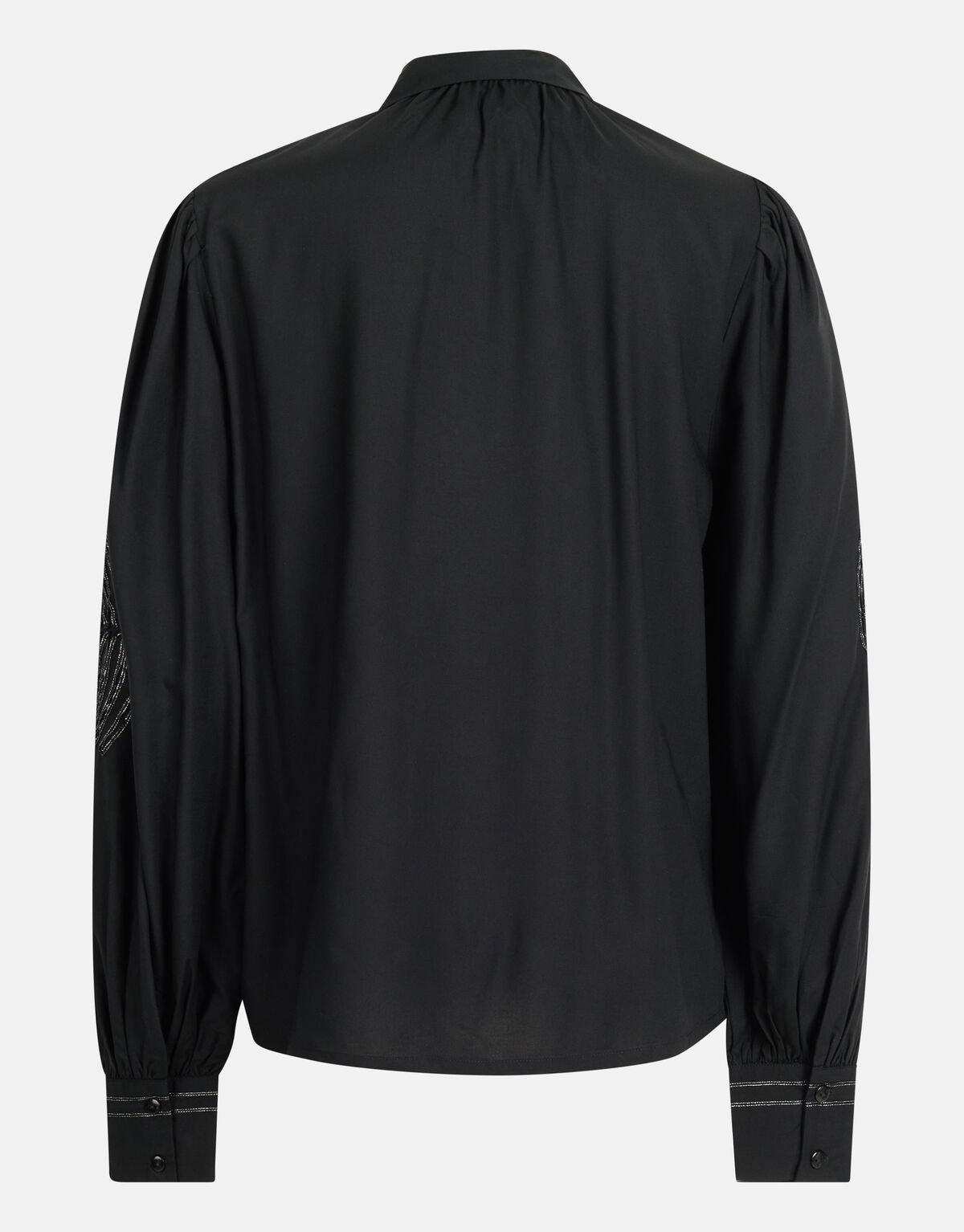 Lurex Tape Blouse Zwart SHOEBY WOMEN