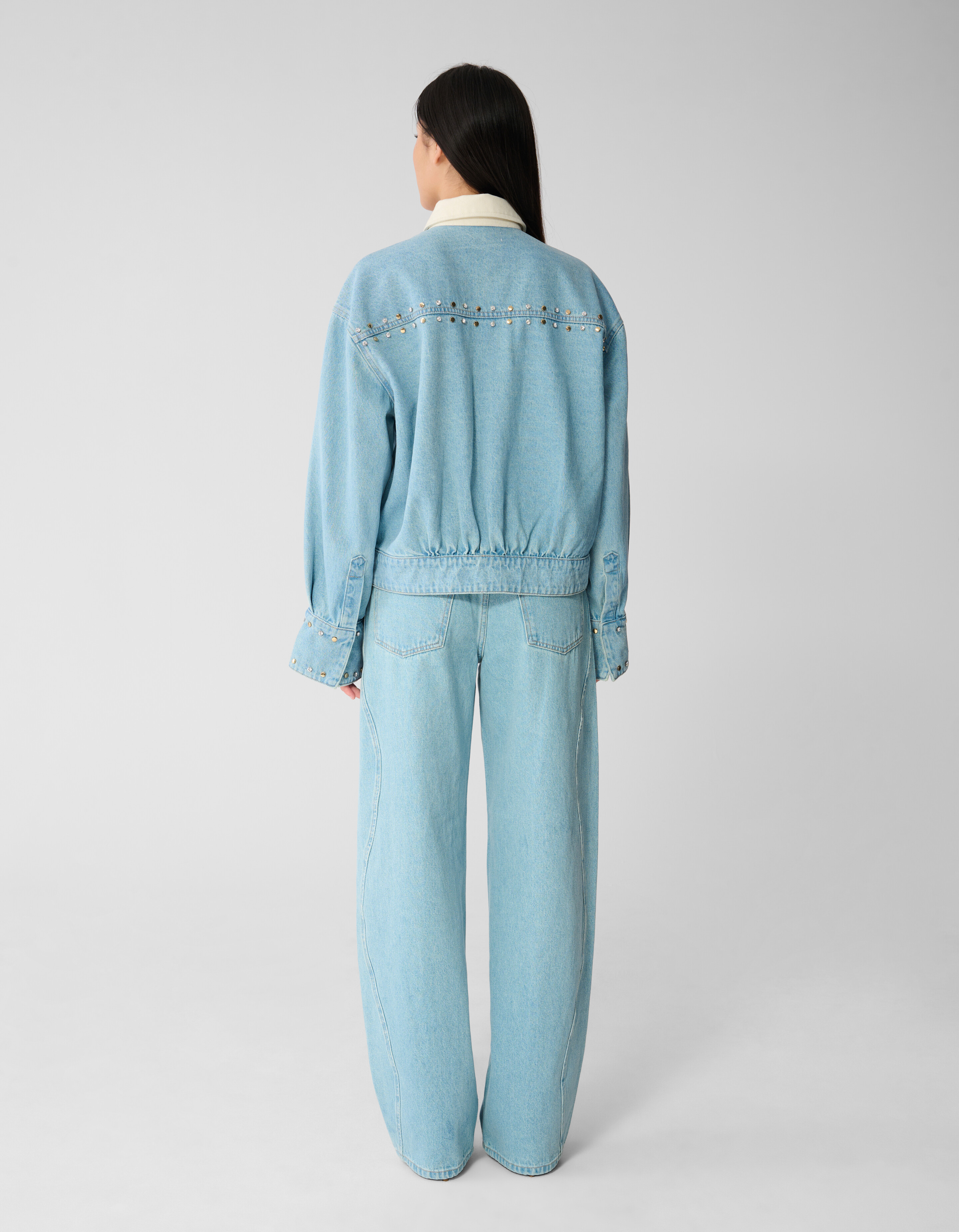 Strass Denim Jack Bleached SHOEBY WOMEN