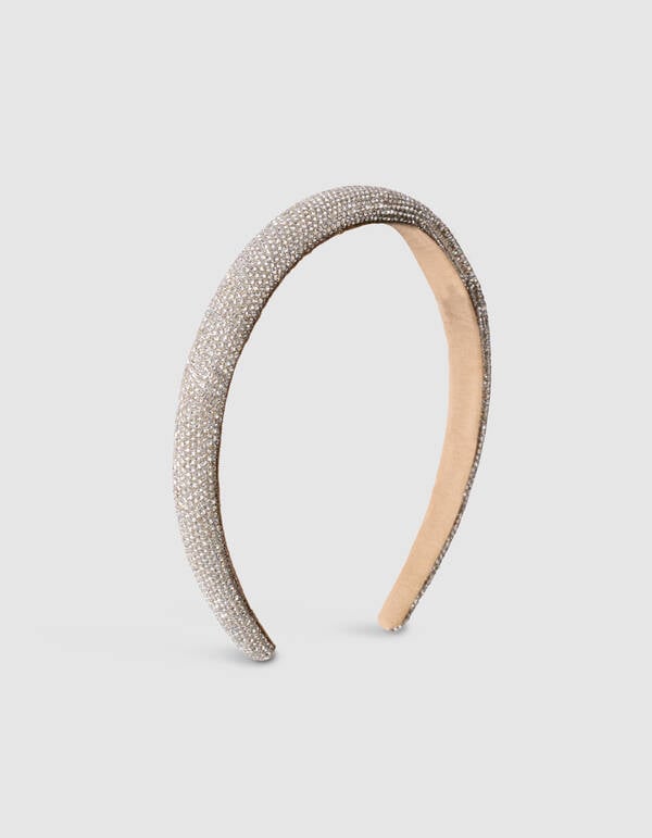 Strass Haarband Zilver SHOEBY ACCESSOIRES