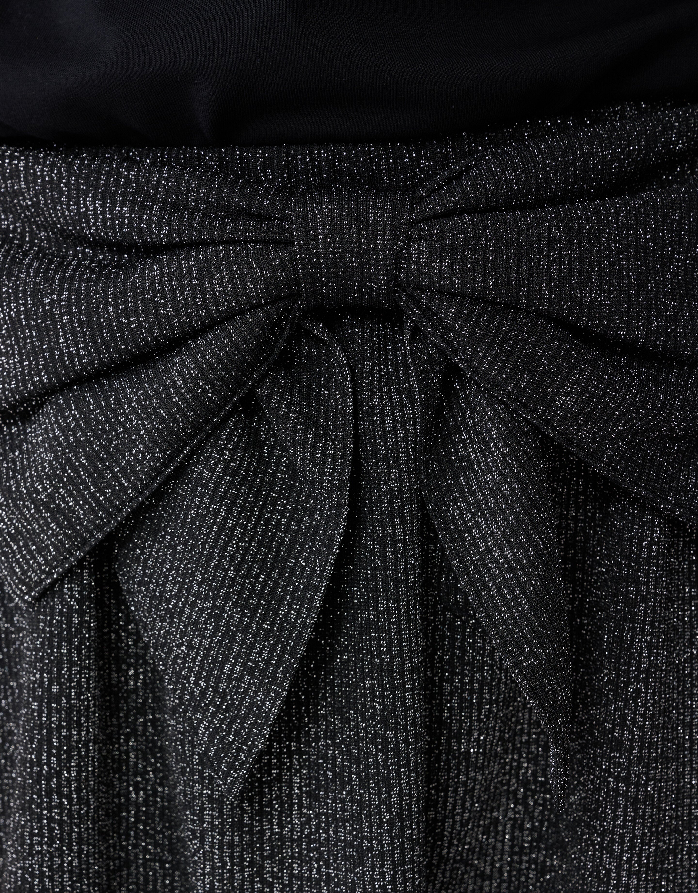 Glitter Strik Mini Rok Zwart SHOEBY ACCESSOIRES