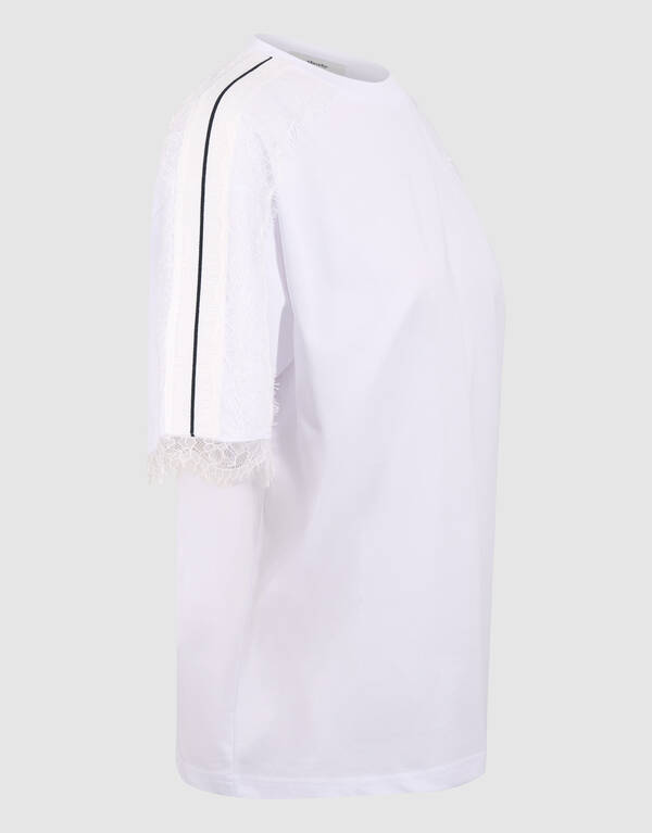 Kanten T-shirt Wit SHOEBY WOMEN