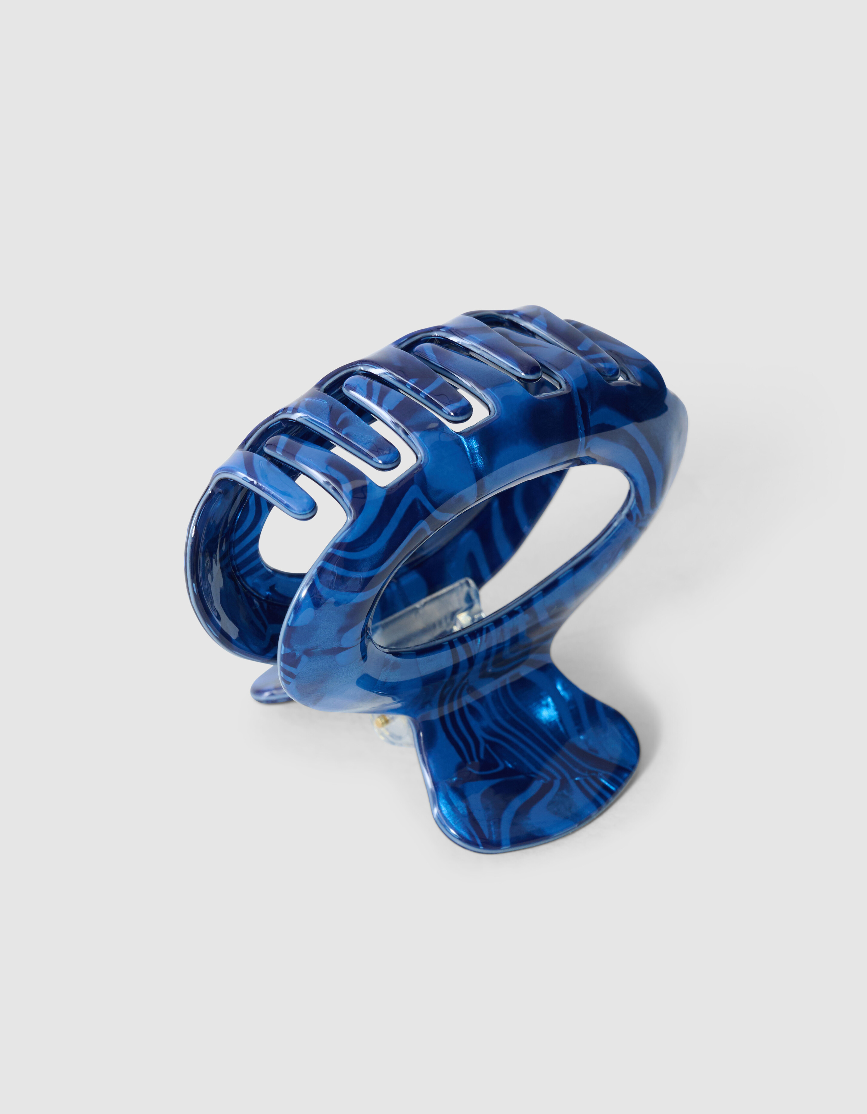 Bulky Haarklem Donkerblauw SHOEBY ACCESSOIRES