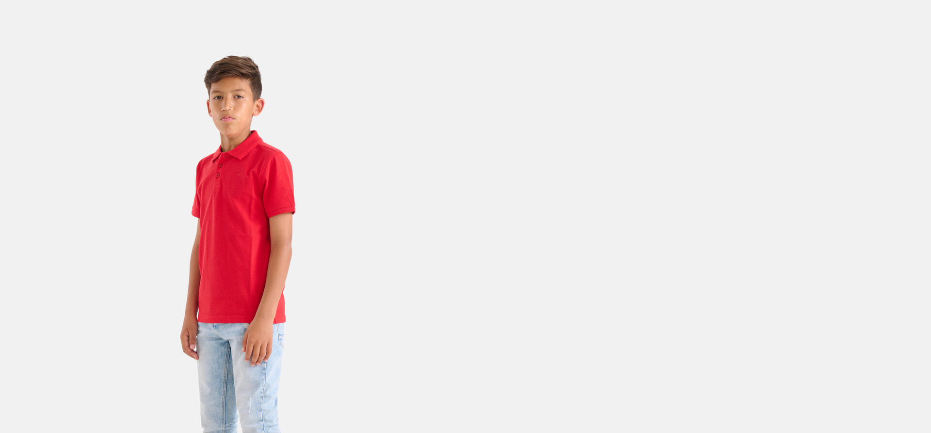 Basis Polo Rood SHOEBY BOYS