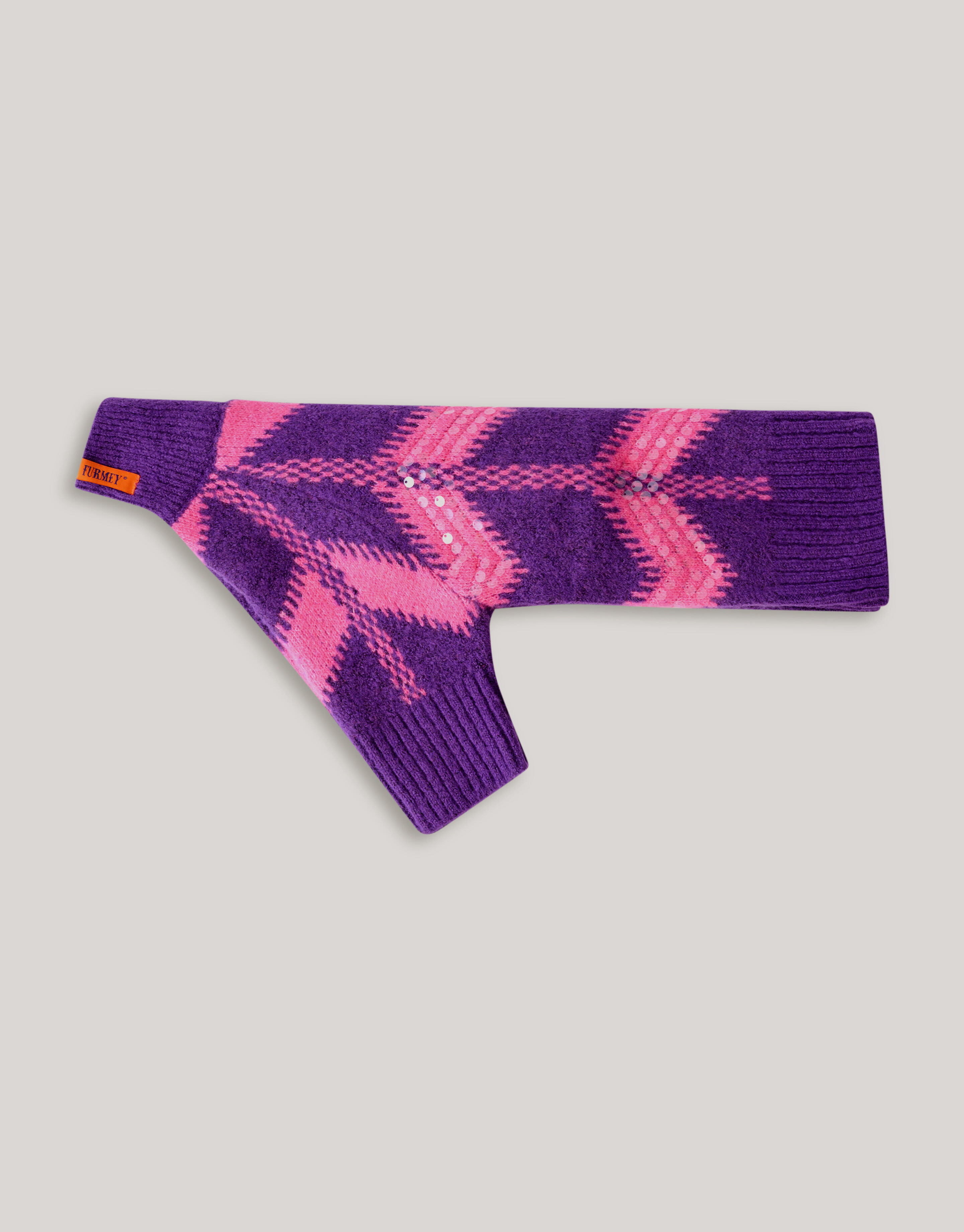 Sequin Honden Trui Paars SHOEBY ACCESSOIRES
