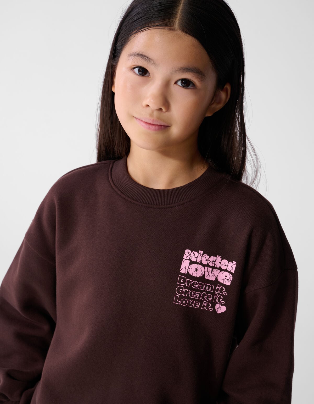 Baseball Artwork Sweater Donkerbruin SHOEBY GIRLS