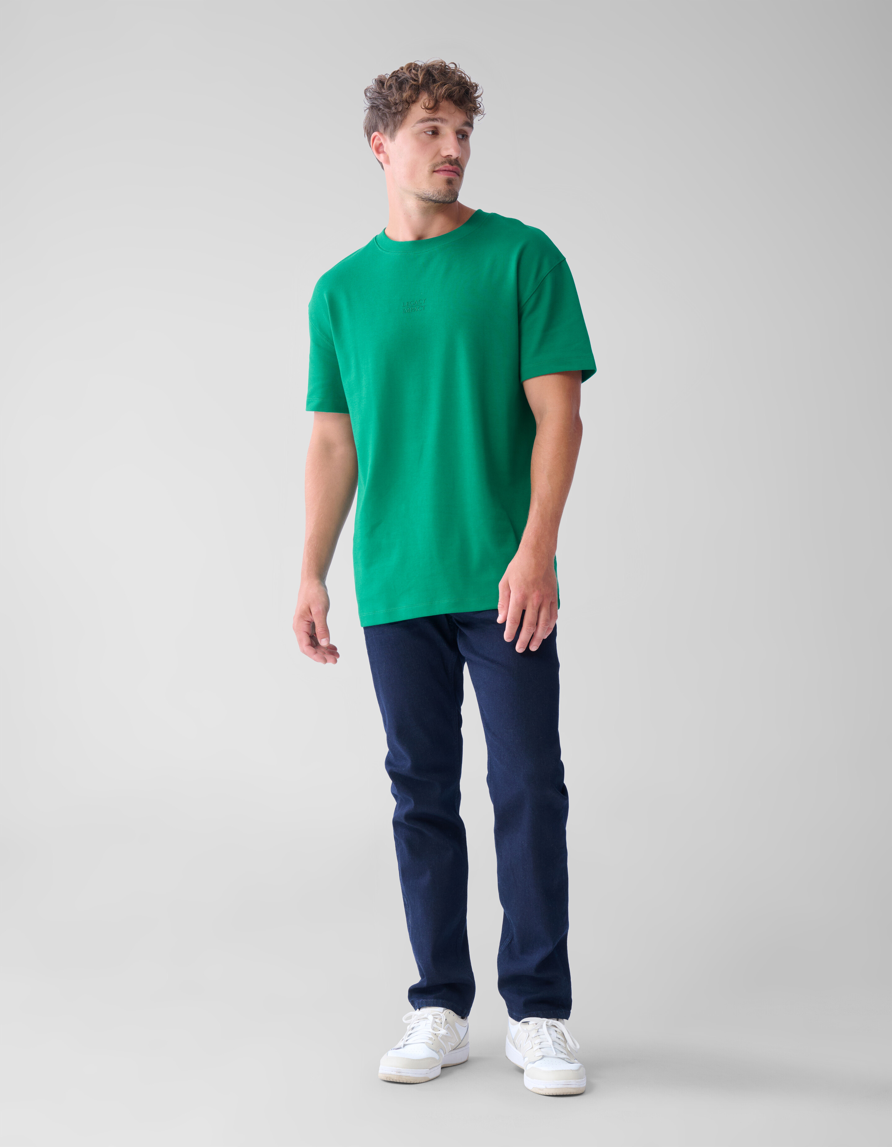 Artwork T-shirt Groen SHOEBY MEN
