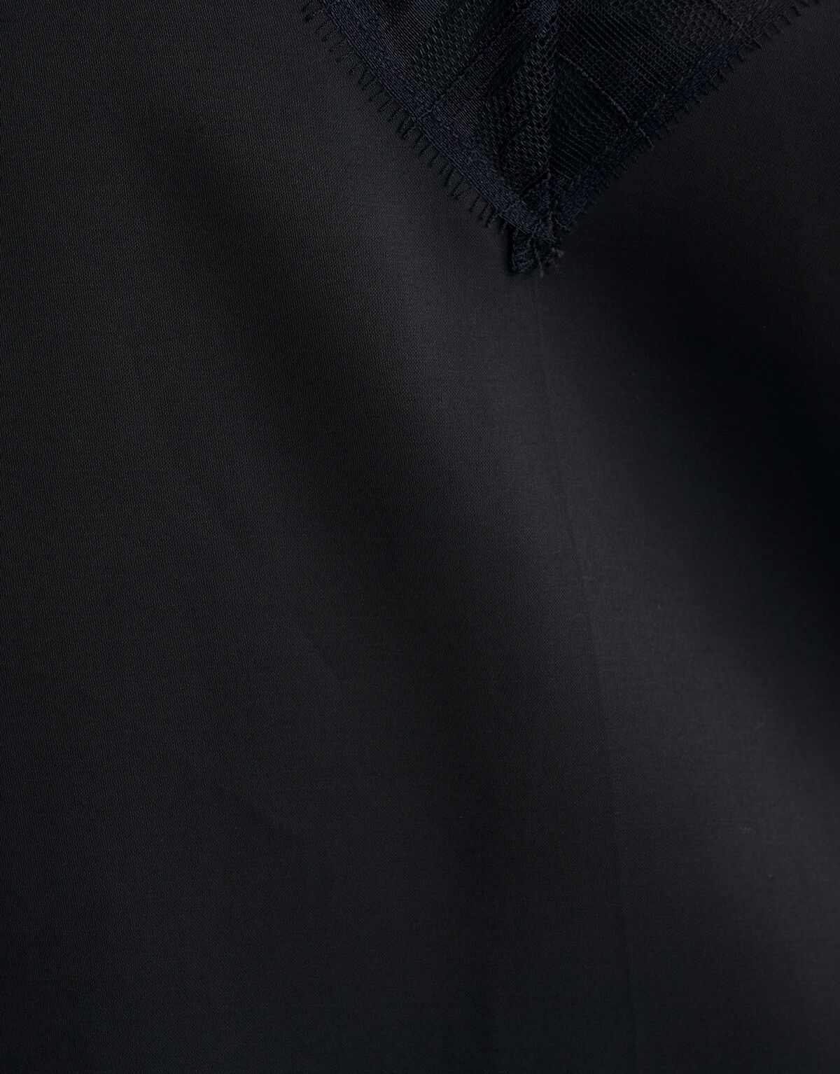 Satijnen Lace Top Zwart SHOEBY WOMEN