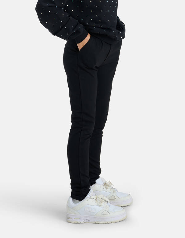 Slim Fit Pantalon Zwart Jill&Mitch