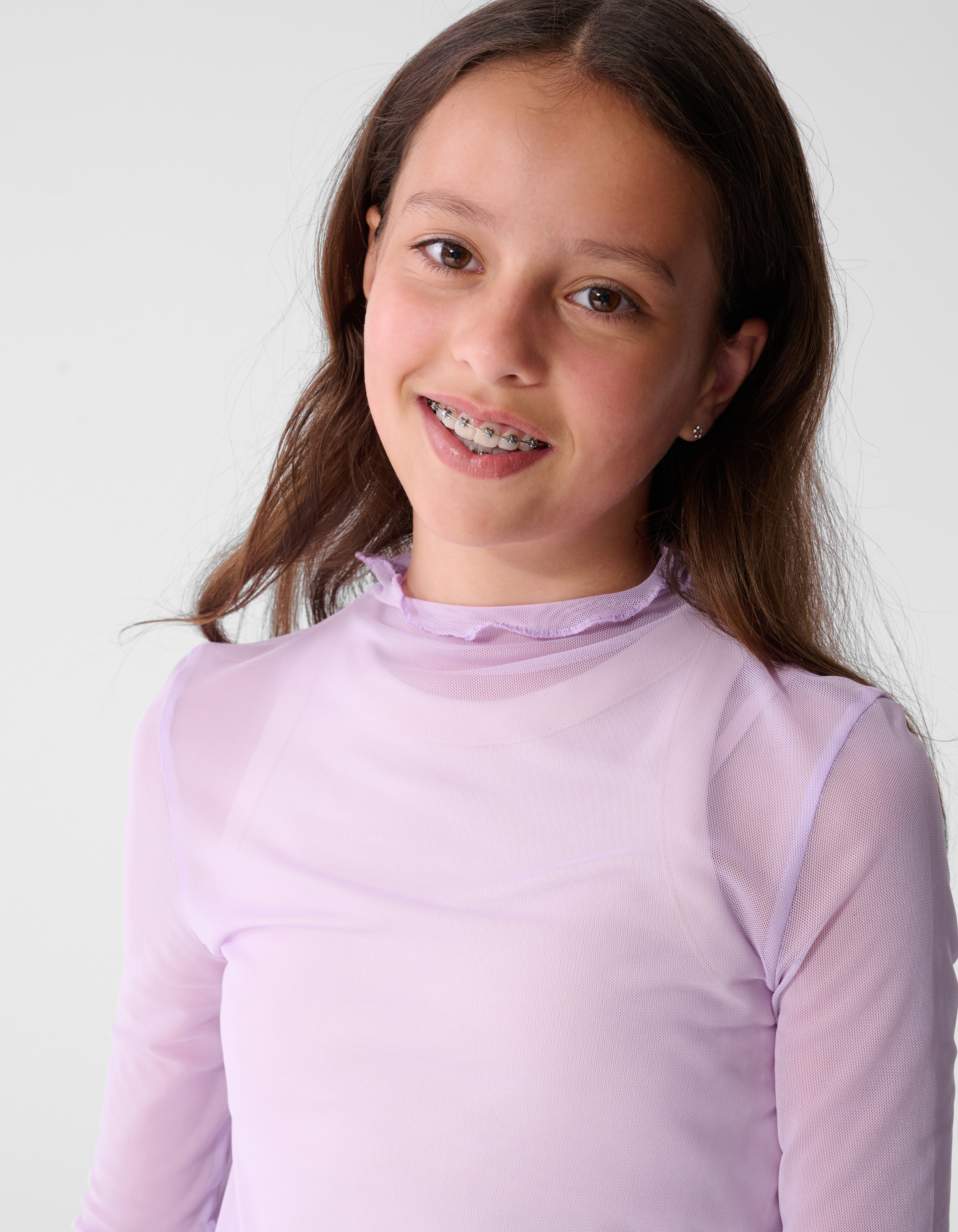 Mesh Top Paars SHOEBY GIRLS