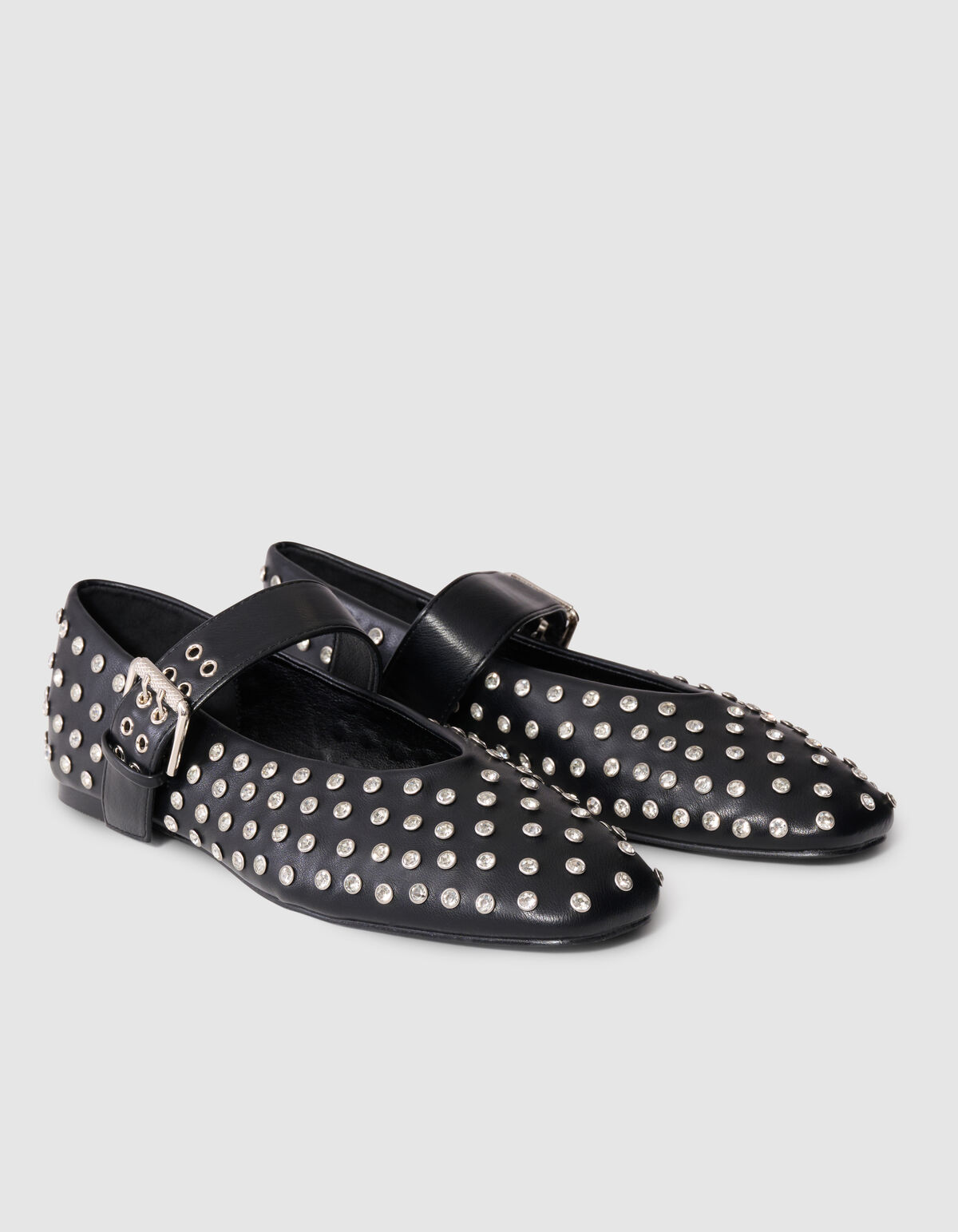 Strass Studs Instappers Zwart SCHOENEN SHOEBY