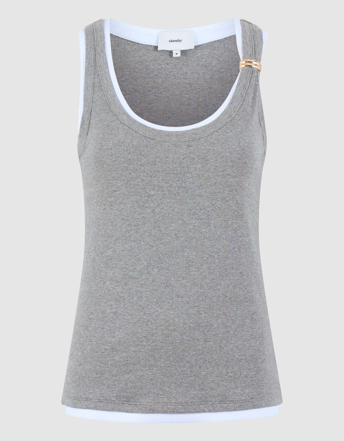 Double Singlet Lichtgrijs SHOEBY WOMEN