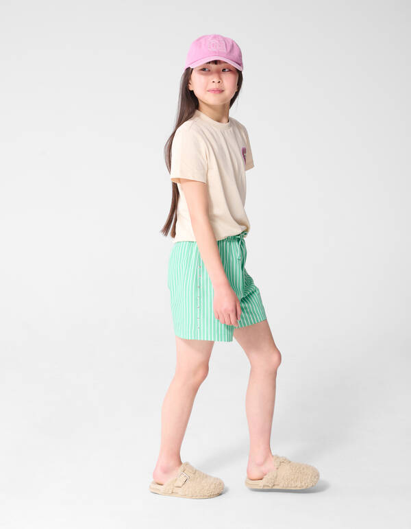Pinstripe Studs Short Groen SHOEBY GIRLS